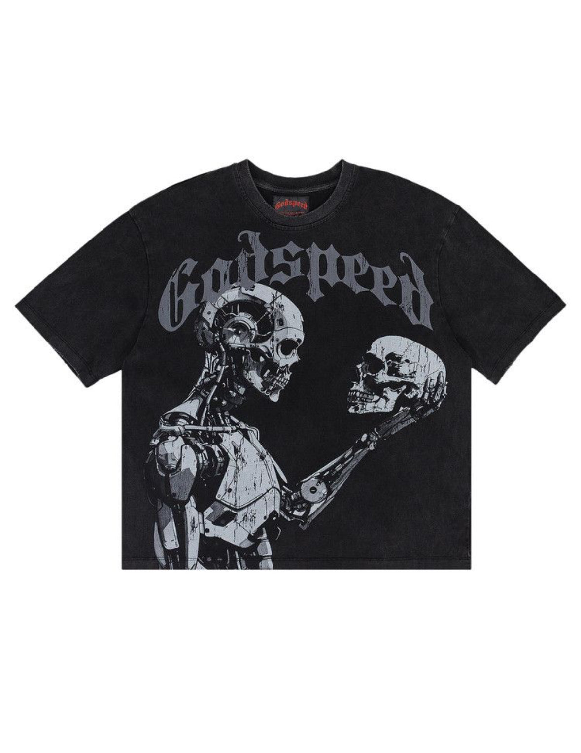 Godspeed Mankind Vs All T-Shirt Black/Grey