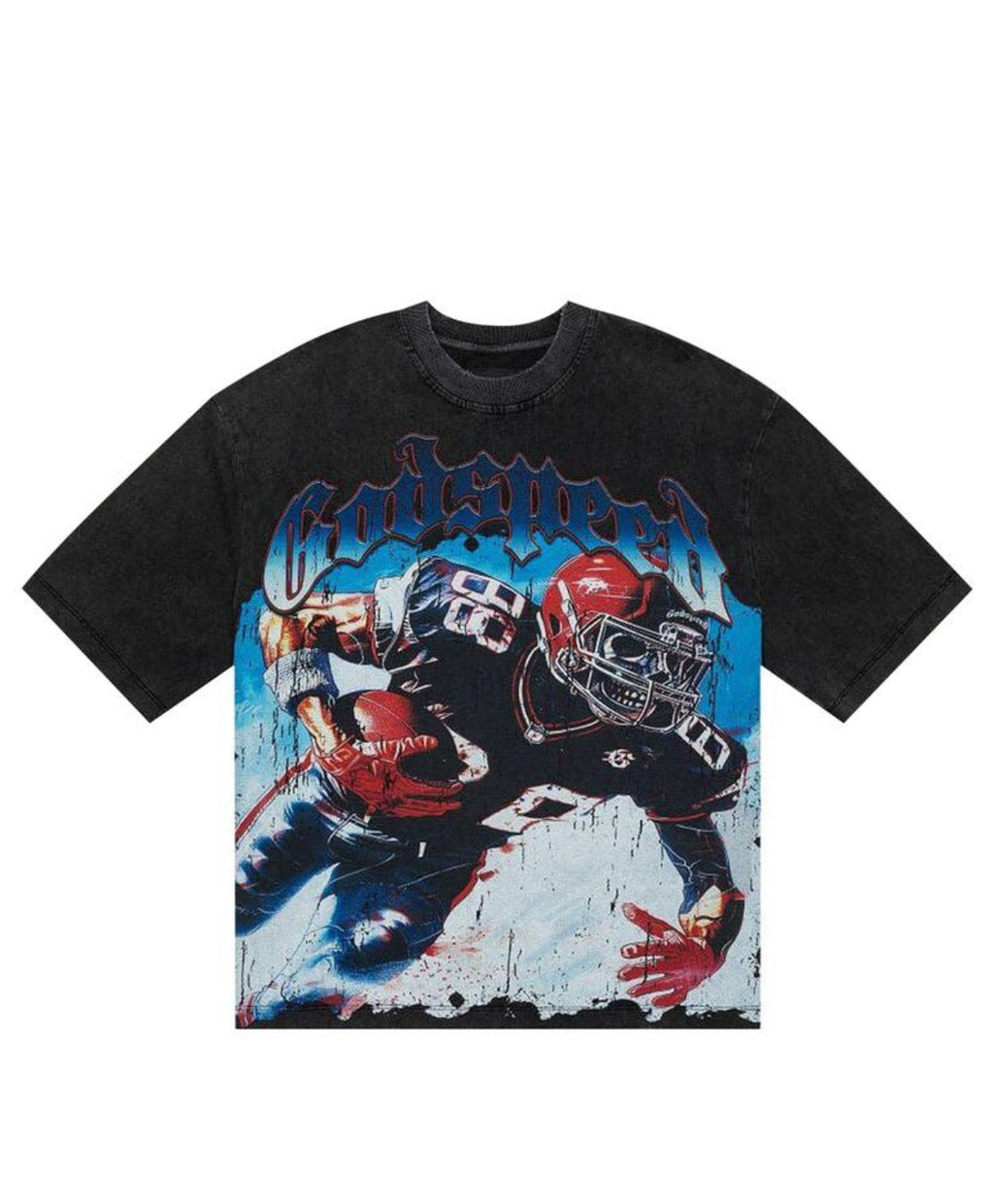 Godspeed Endzone T-Shirt Black Wash