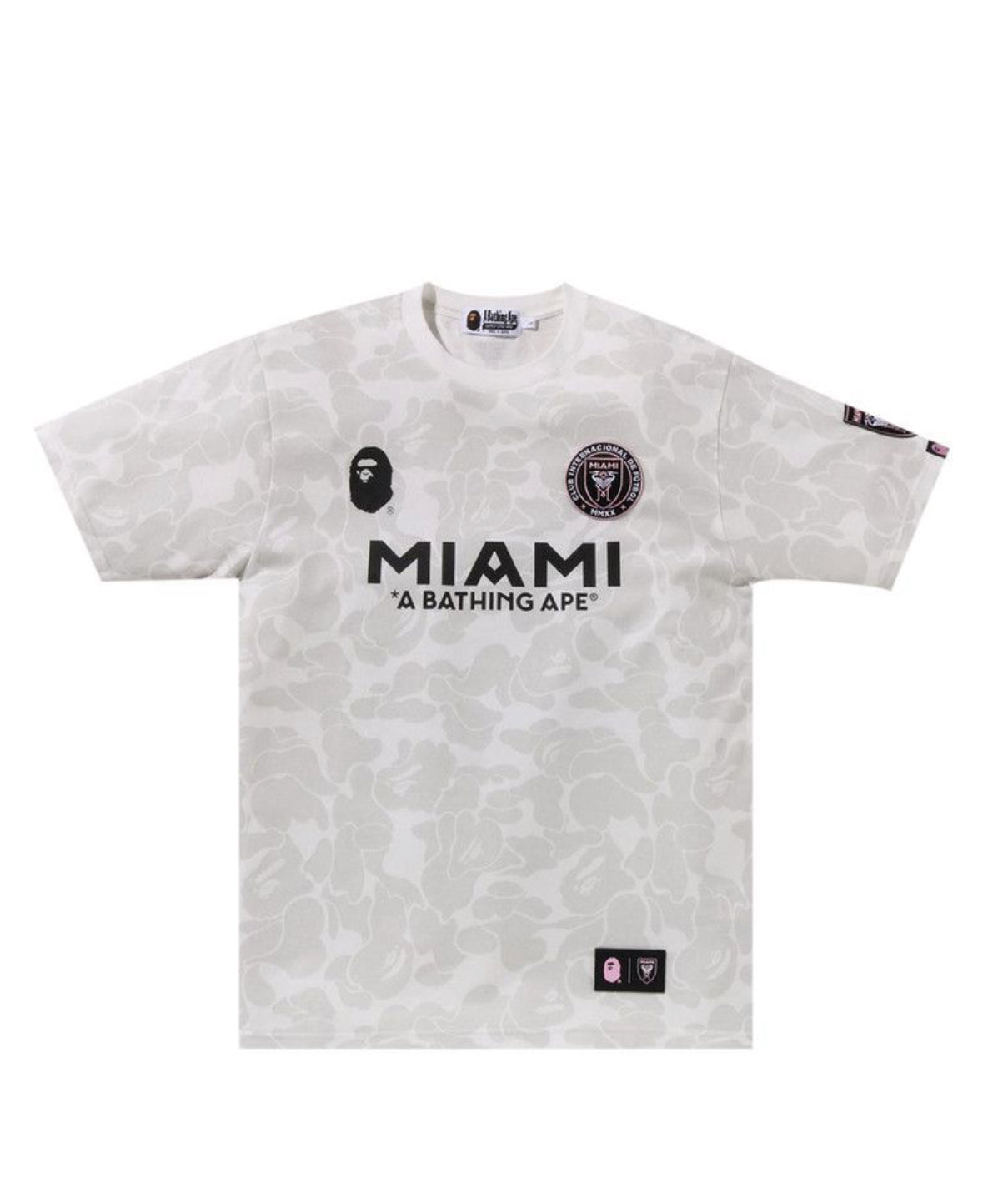 Inter Miami x BAPE CF Camo Tee White