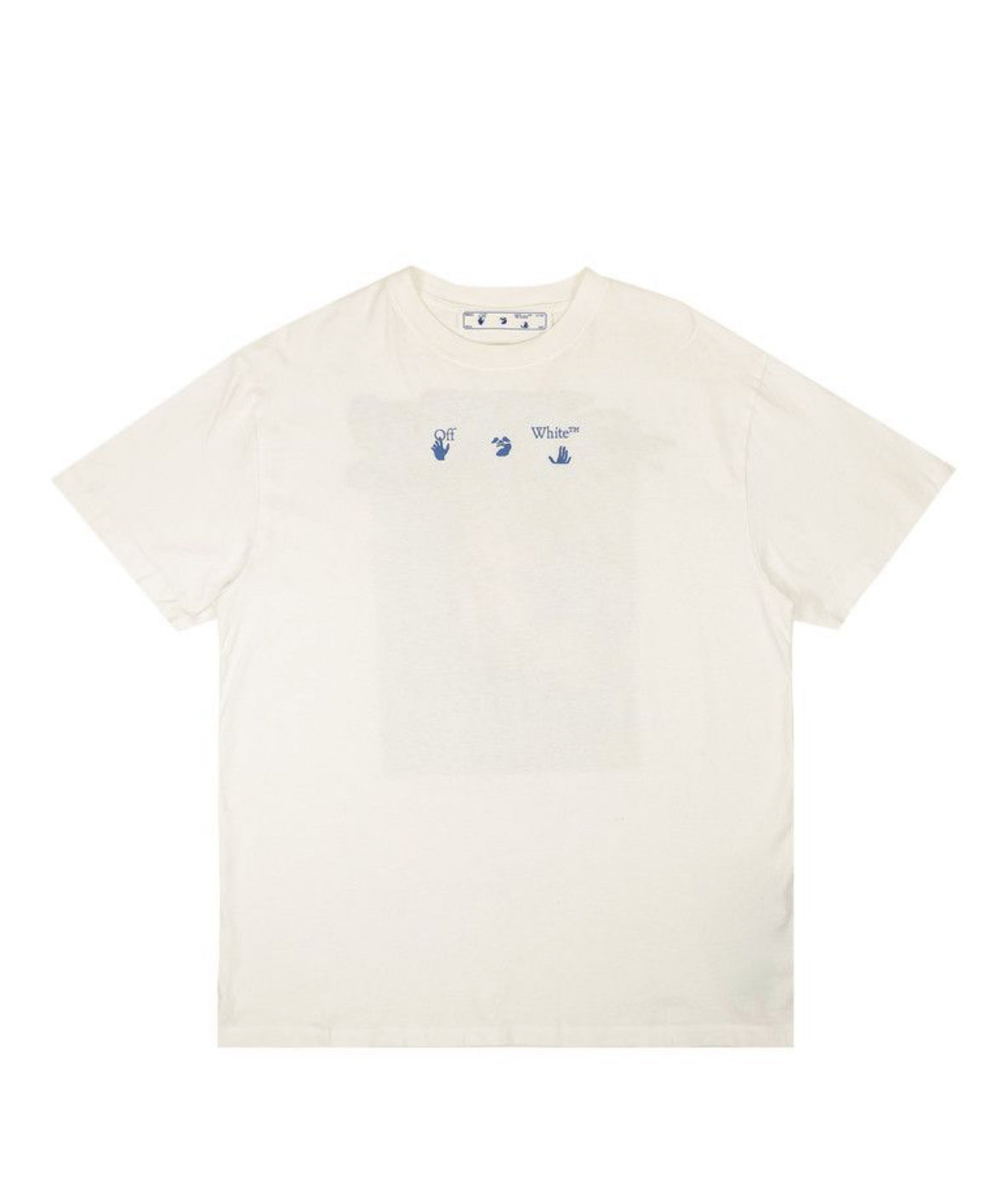 Off-White Liquid Mirko Over Tee White/Blue