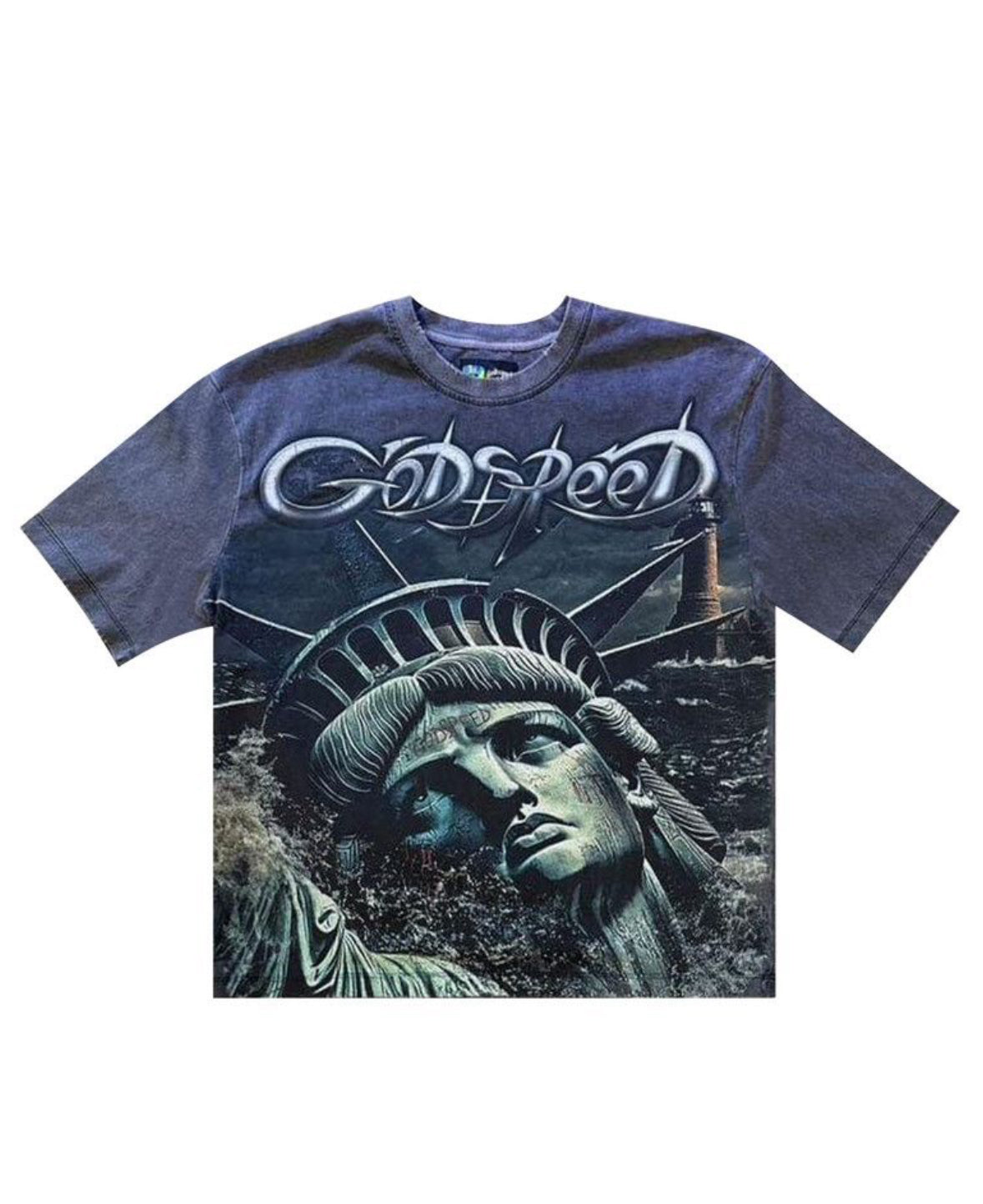 Godspeed Sunken Liberty T-Shirt Grey Wash