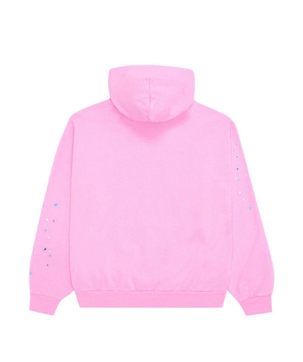 Sp5der Web Hoodie Pink