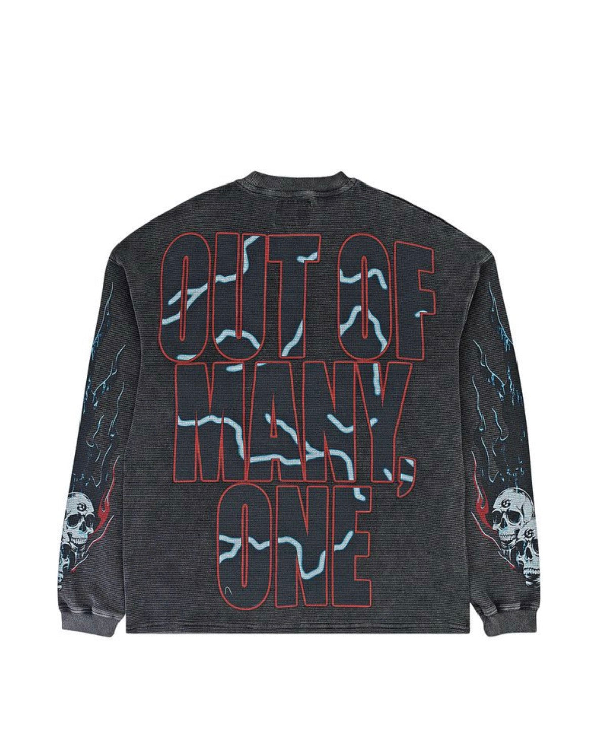 Godspeed Pit Shop Thermal Long Sleeve T-Shirt Grey Wash