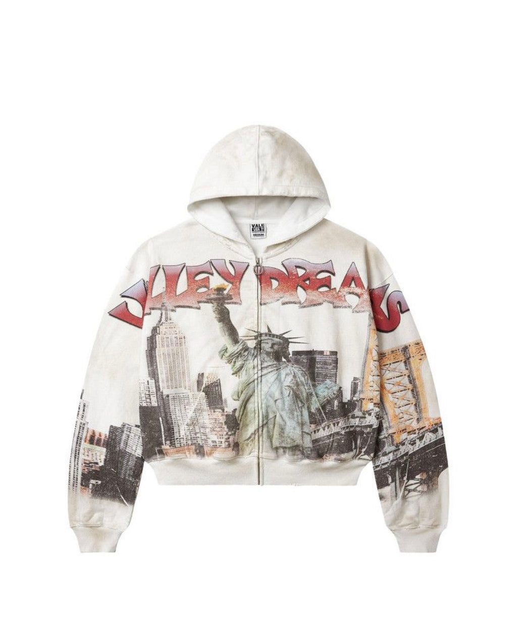 Vale Forever NYC Zip Up White