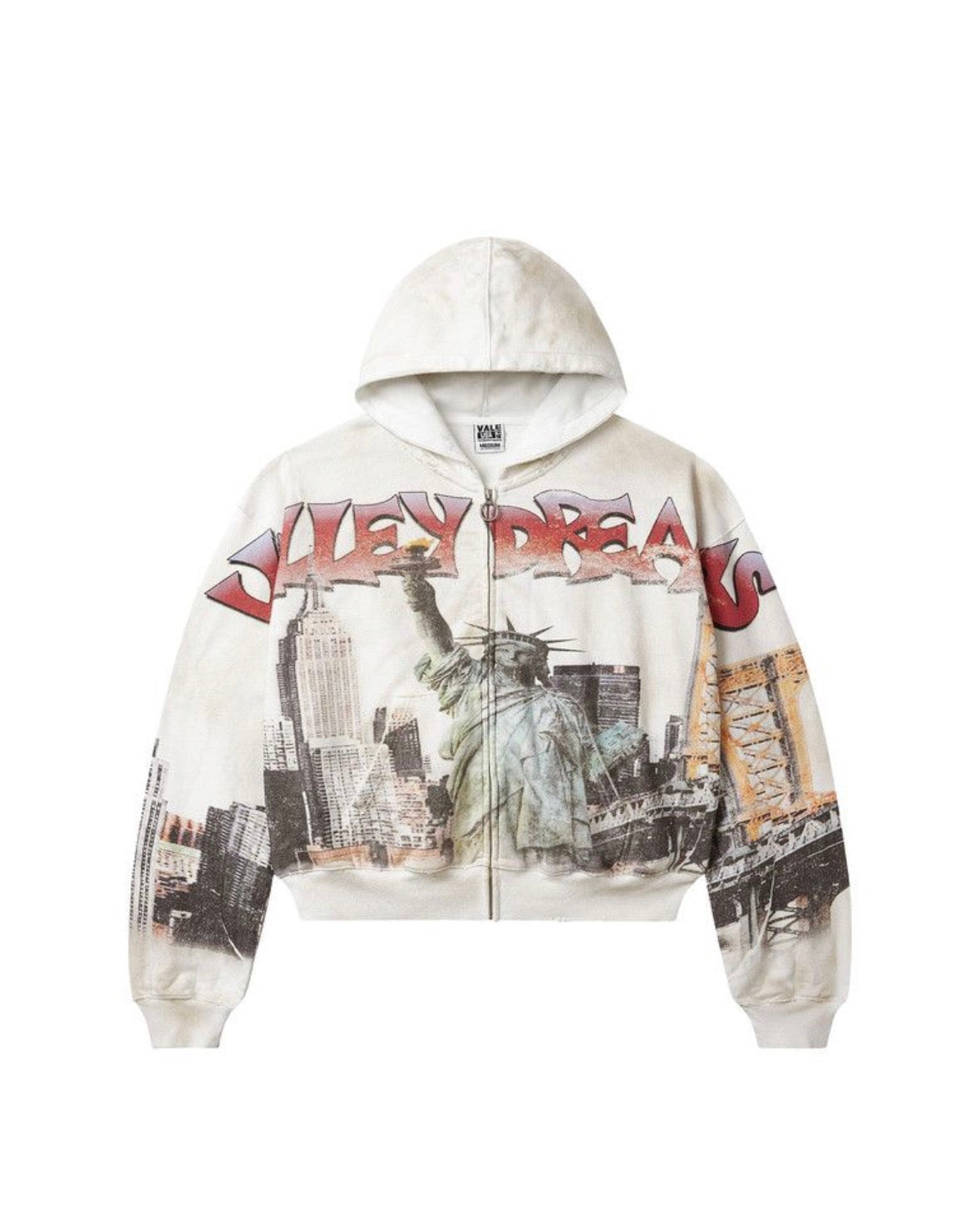 Vale Forever NYC Zip Up White