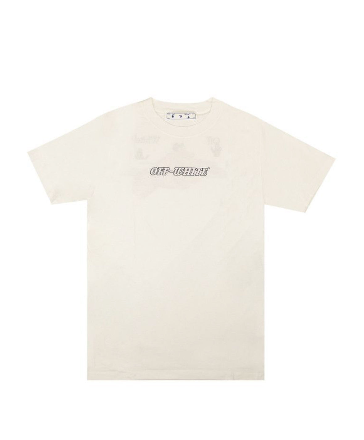 Off-White Pascal Print Slim T-Shirt White
