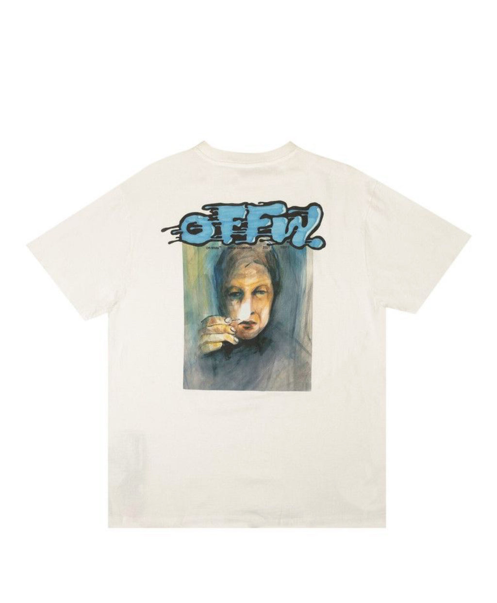 Off-White Liquid Mirko Over Tee White/Blue
