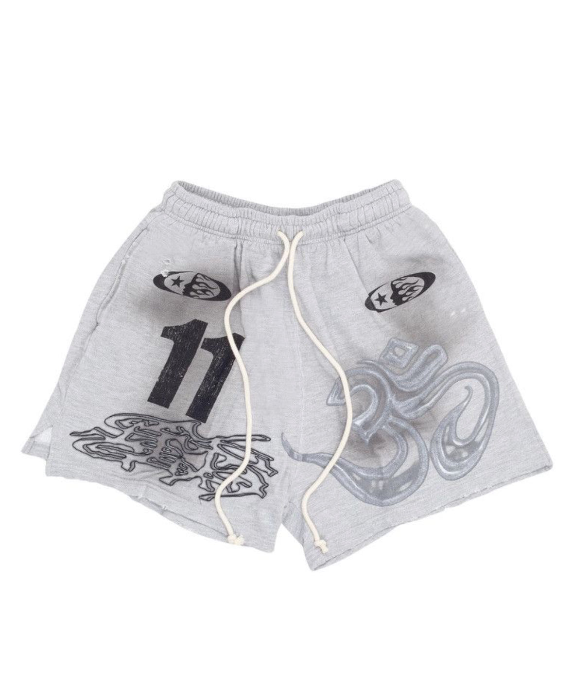 Hellstar Yoga Shorts Grey
