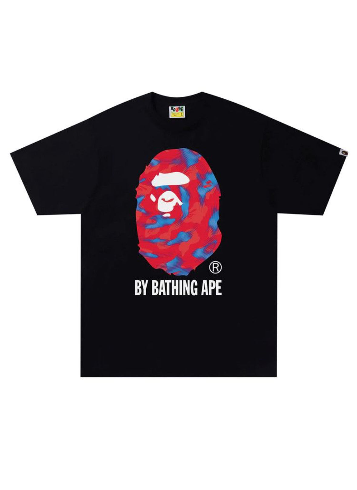 Bape Camo Stroke T-Shirt Black/Red