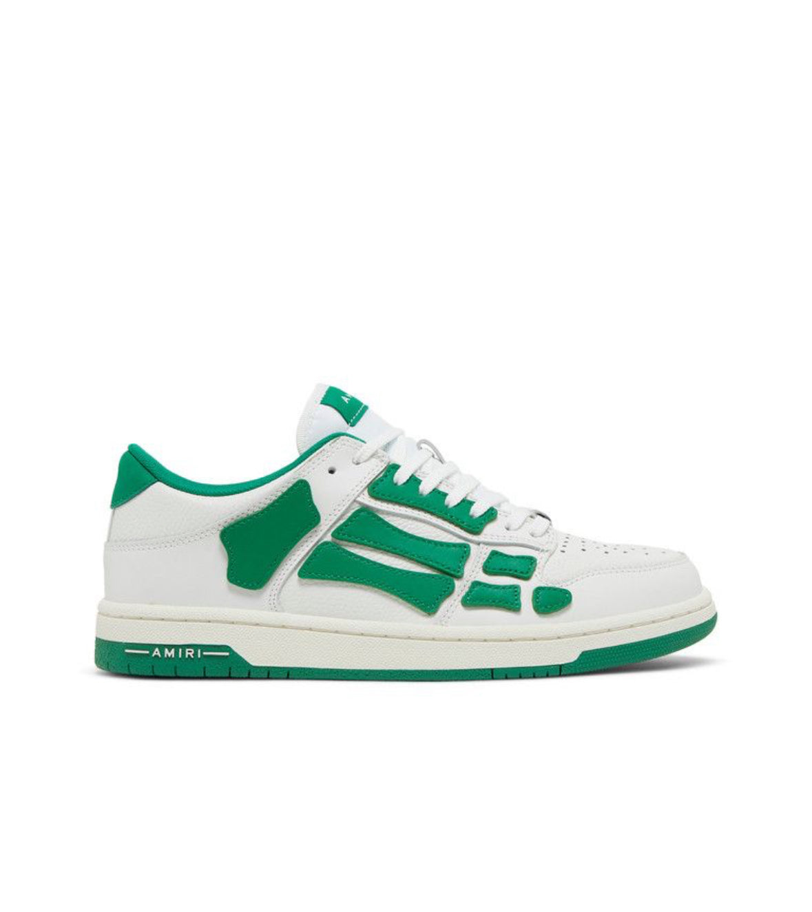 AMIRI Skel Top Low White Green