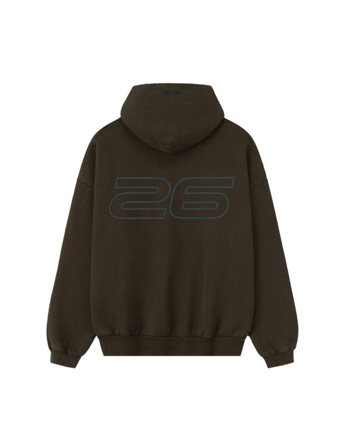 Fear For God Essentials Heavy Fleece 90s Hoodie Brown