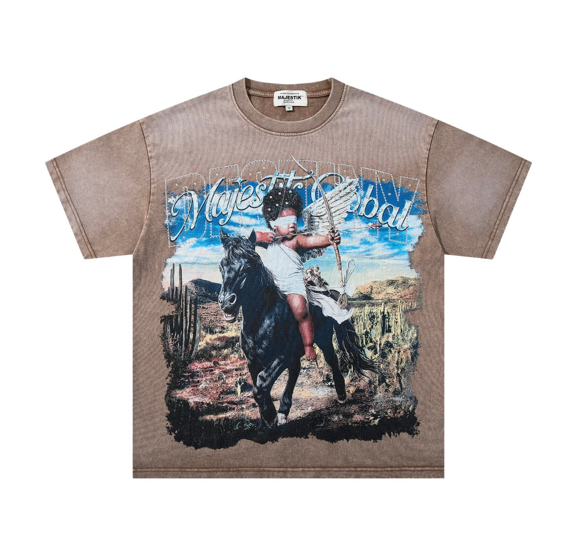 Majestik Brown T-Shirt