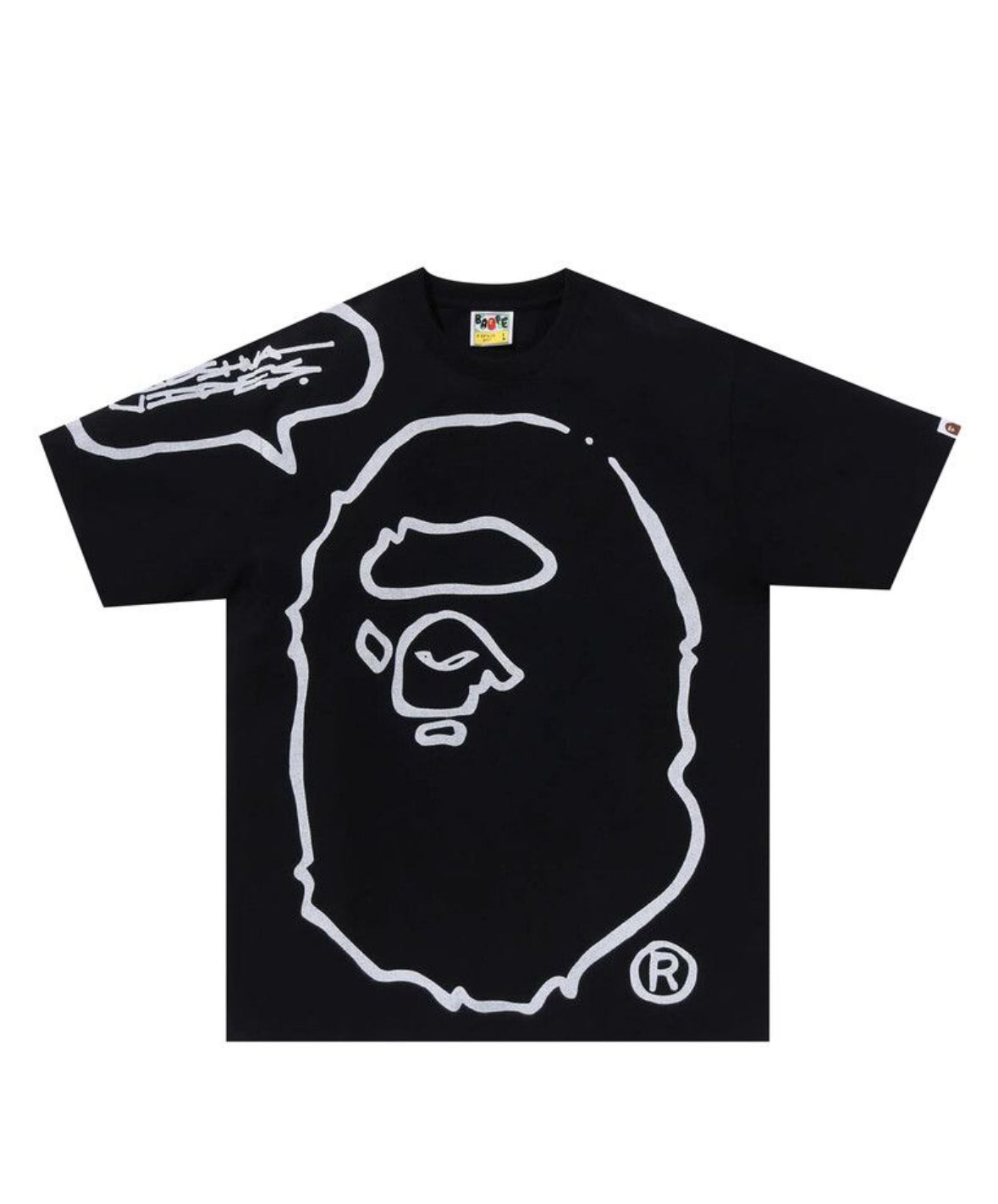 BAPE x Joshua Vides Ape Head Tee Black