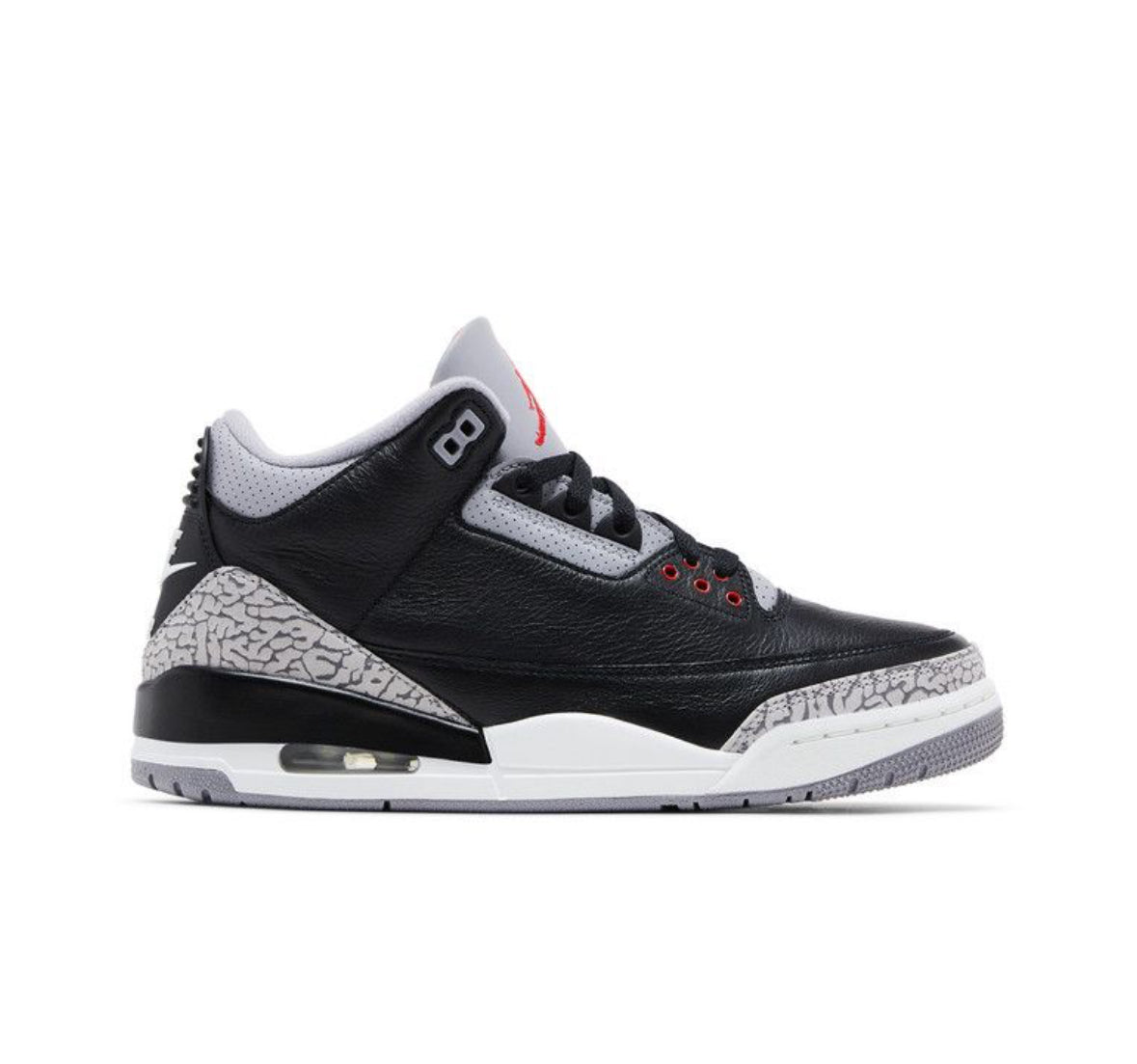 Retro 3 Black Cement