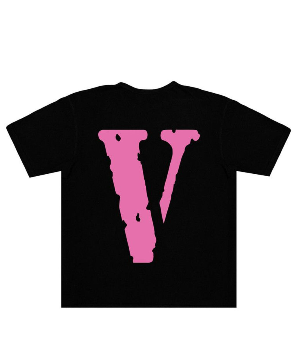 Vlone Staple T-Shirt Black/Pink