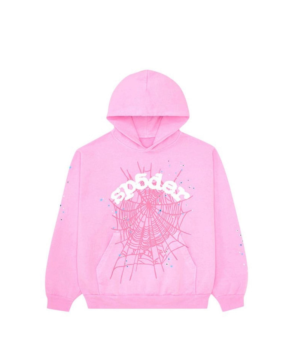 Sp5der Web Hoodie Pink