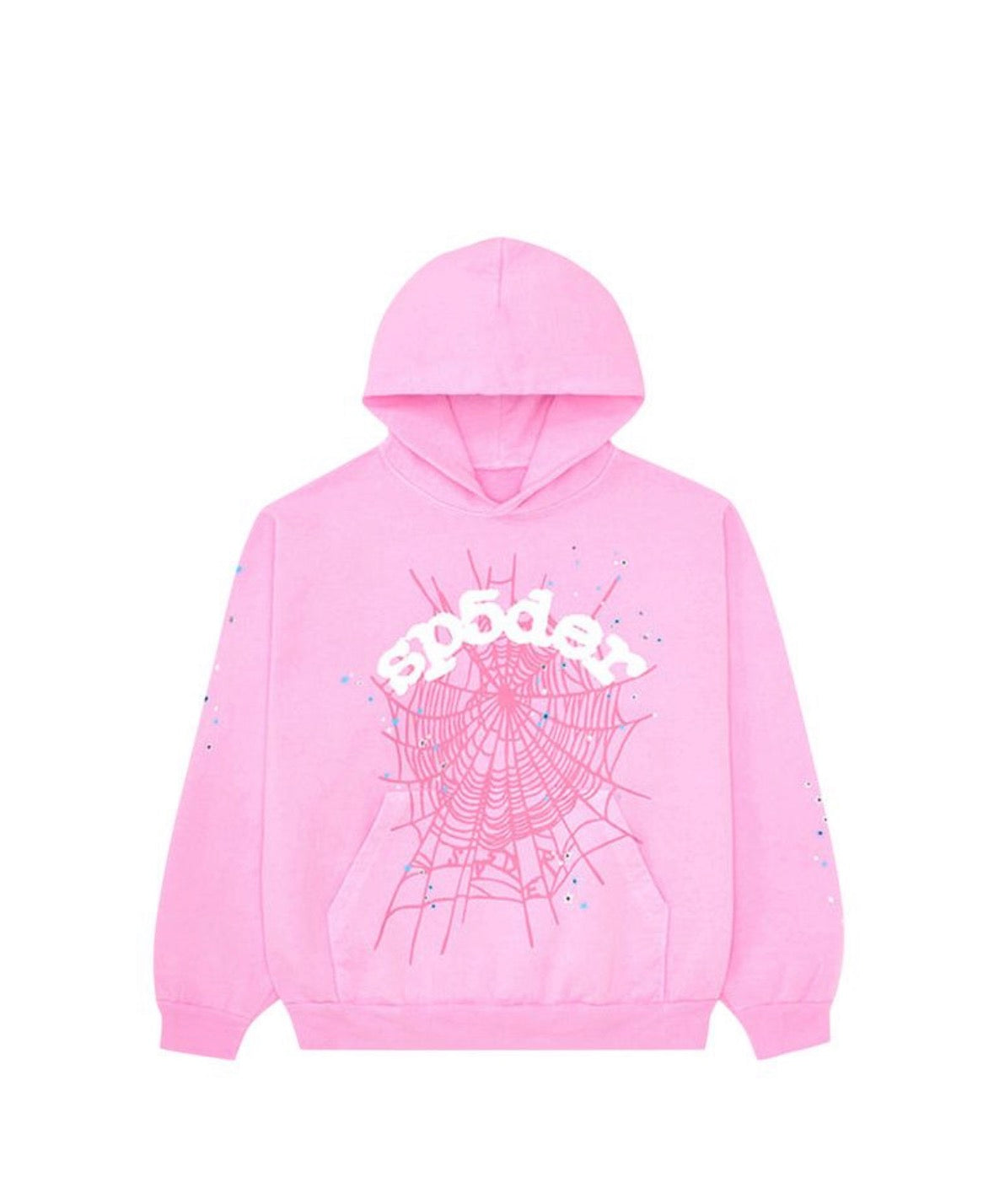 Sp5der Web Hoodie Pink
