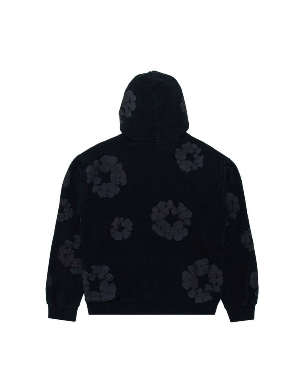 Denim Tears Cotton Wreath Hooded Sweatshirt Black Monochrome