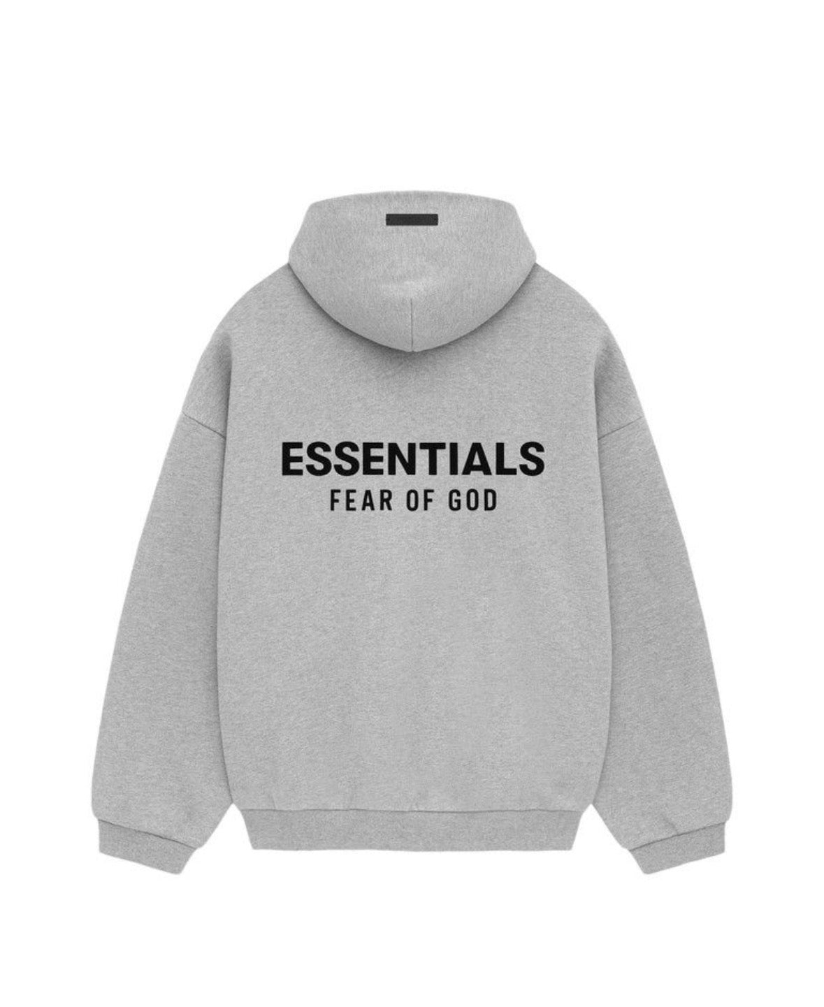 Fear For God Essentials Fleece Hoddie II Light Heather Grey