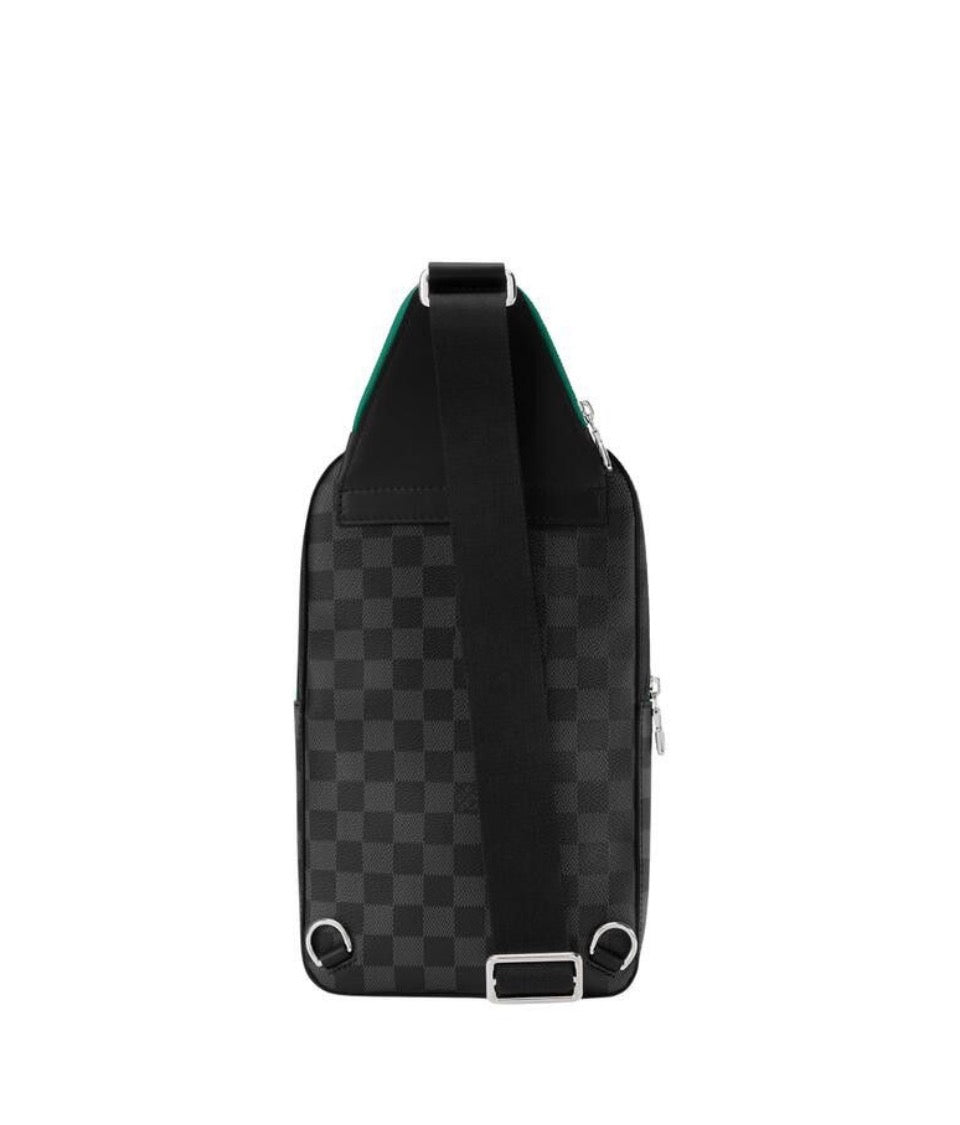Louis Vuitton Avenue Slingbag PM Borneo Green Black