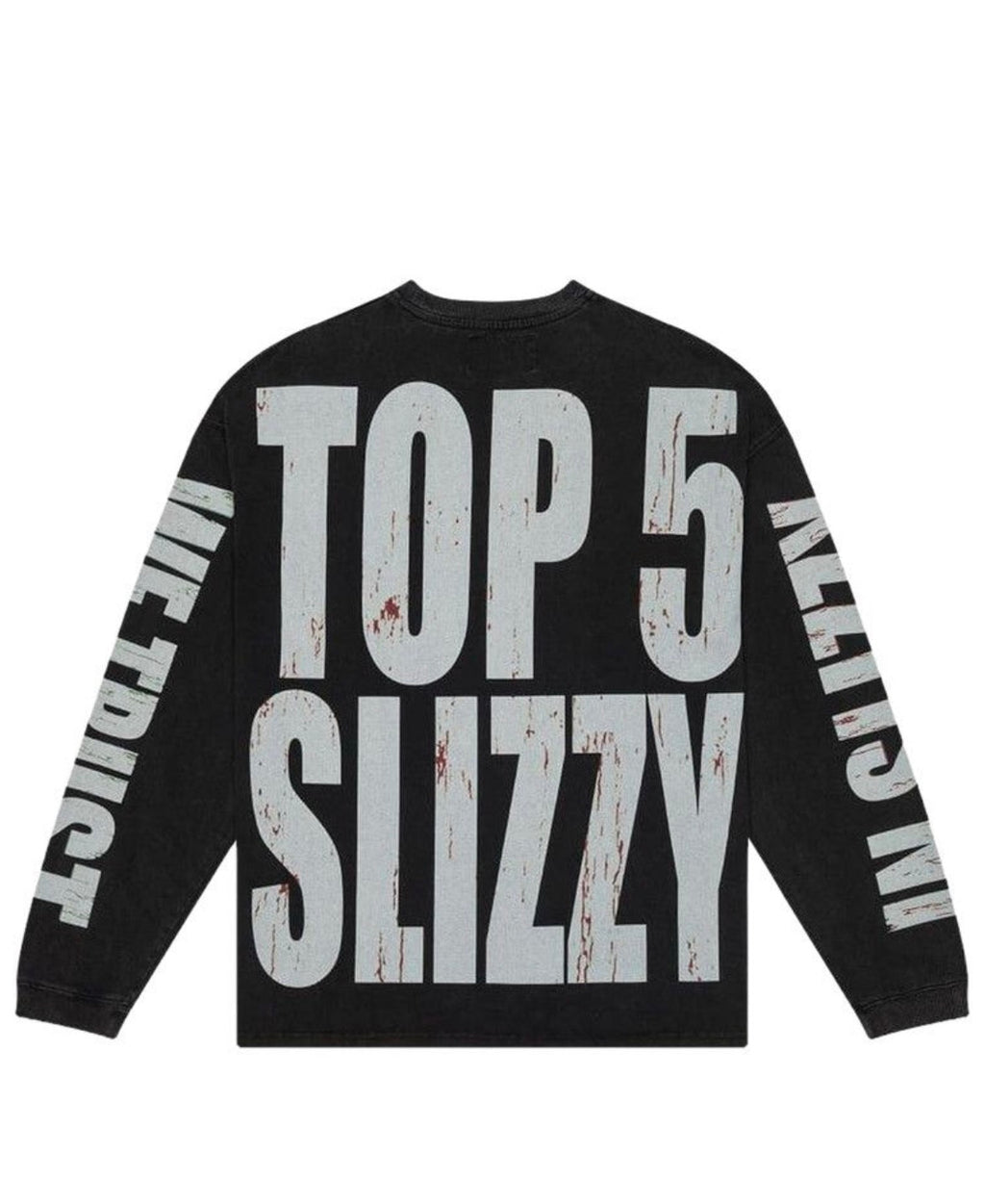 Godspeed Top 5 Slizzy Long Sleeve T-Shirt Black Wash