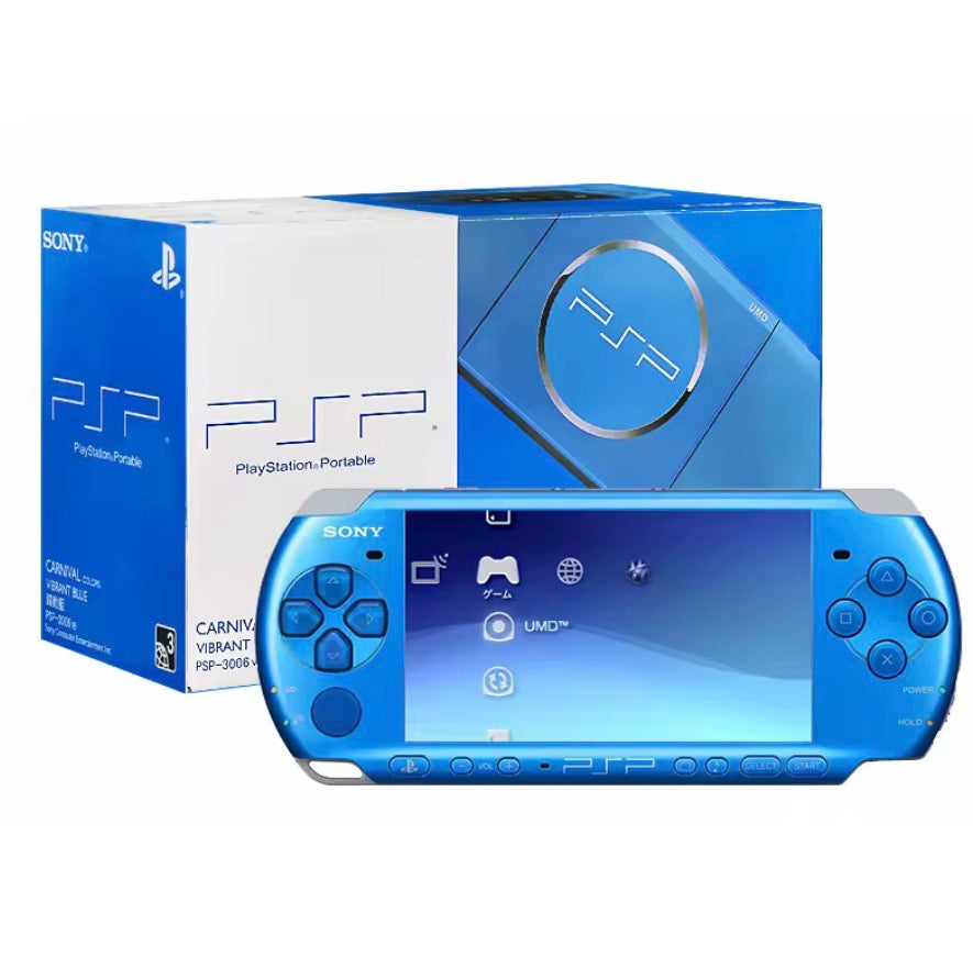 PSP 3000 Vibrant Blue 64Gb Original Case
