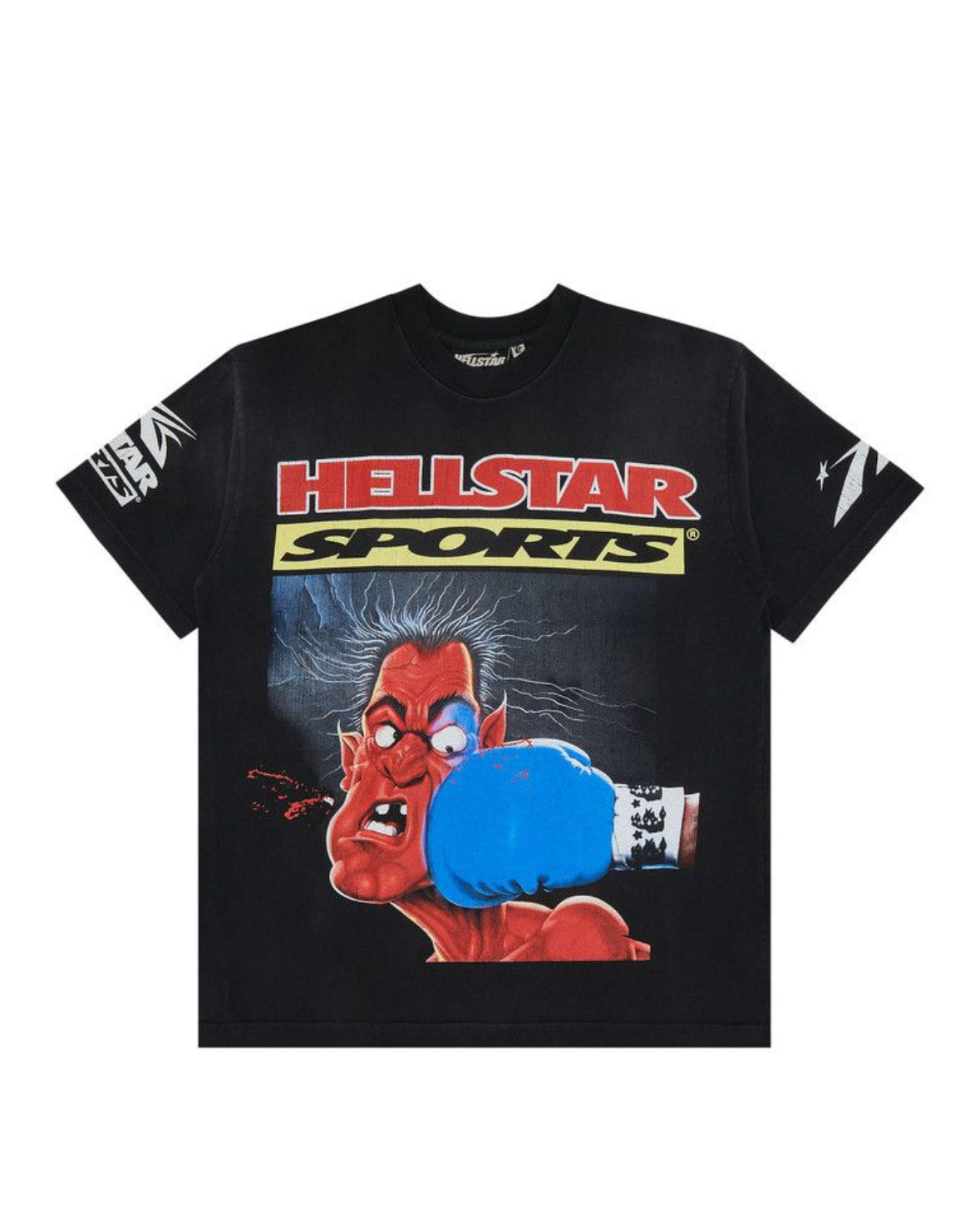 Hellstar Knock-Out T-Shirt Black
