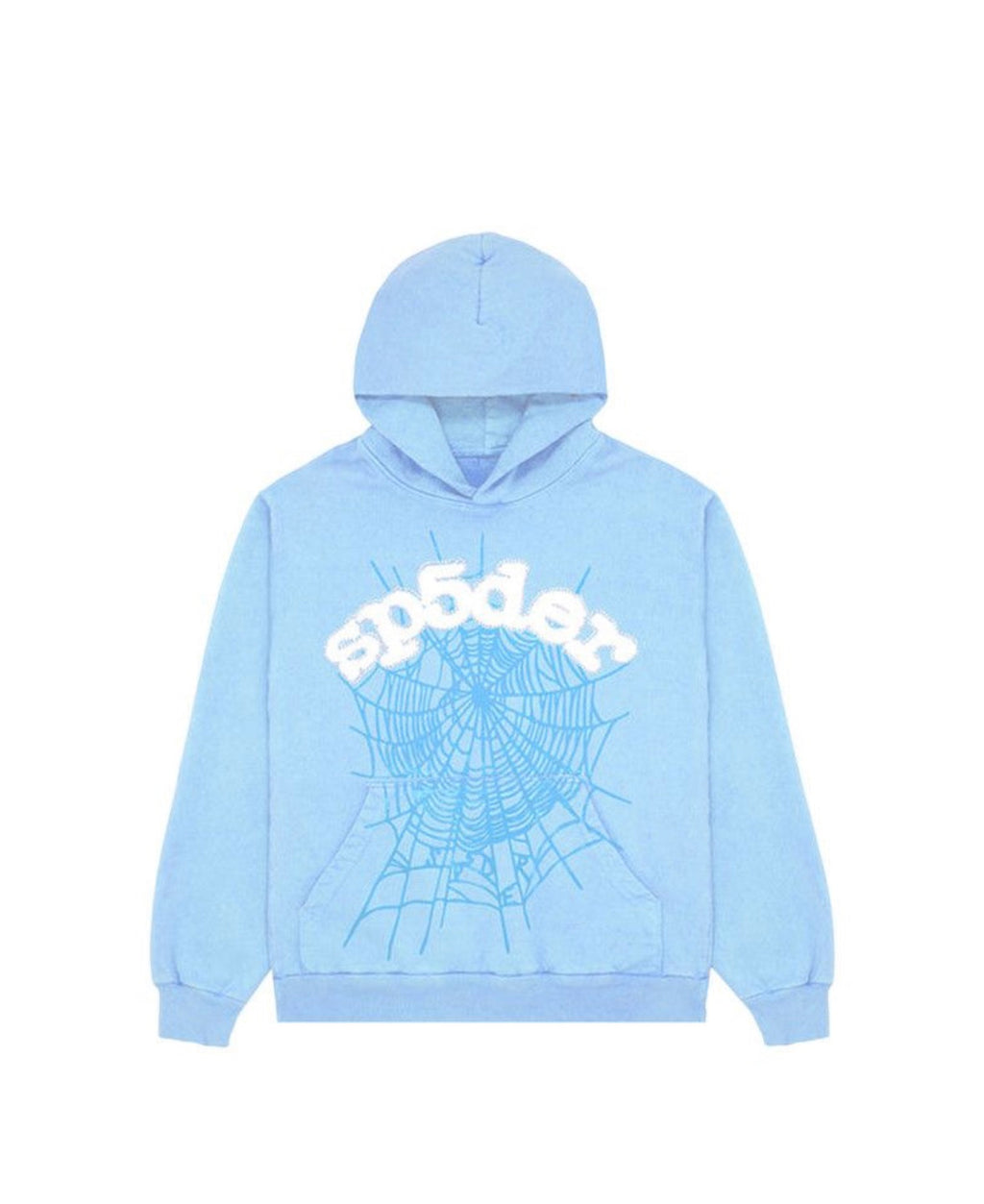 Sp5der Web Hoodie Sky Blue