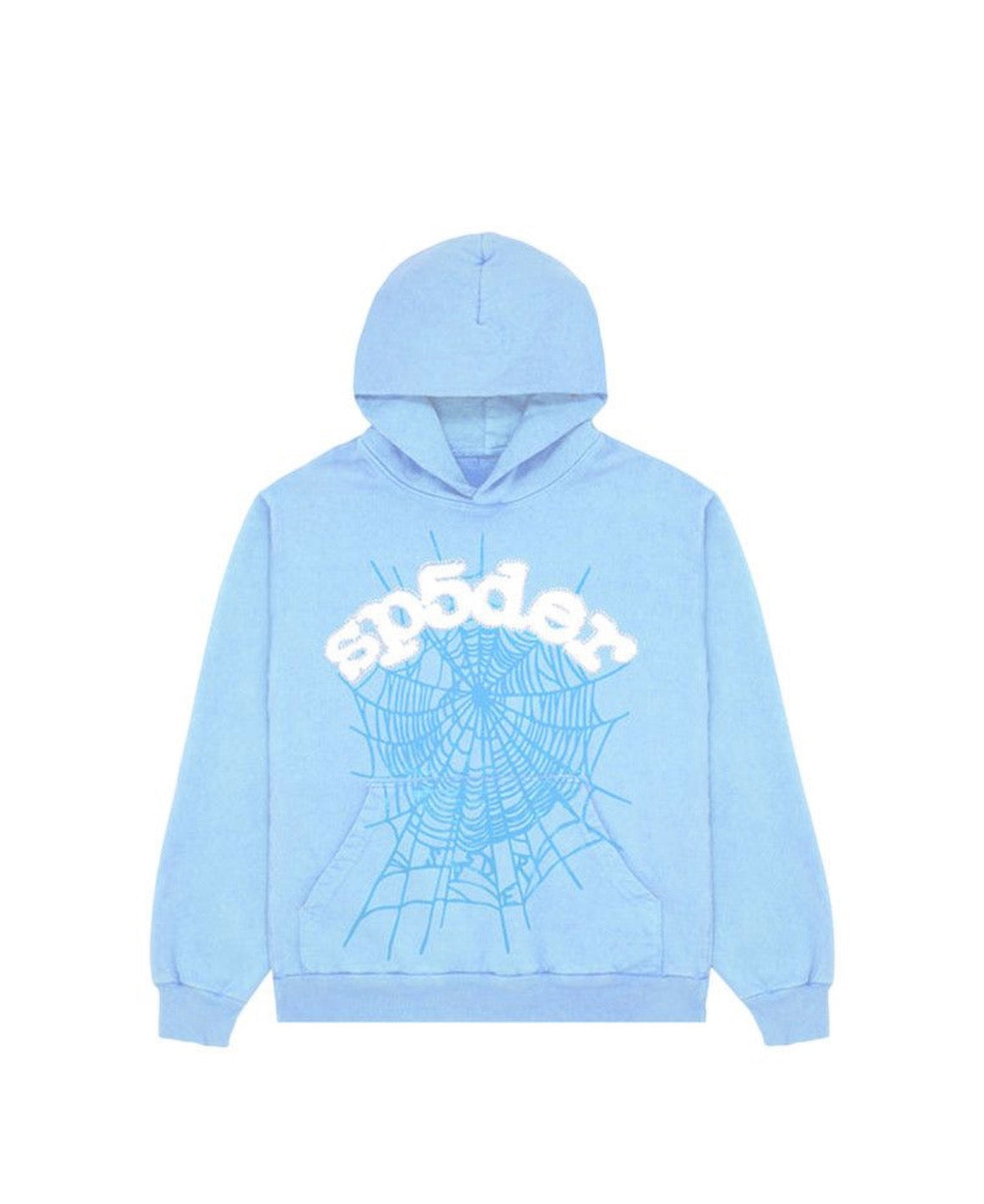 Sp5der Web Hoodie Sky Blue