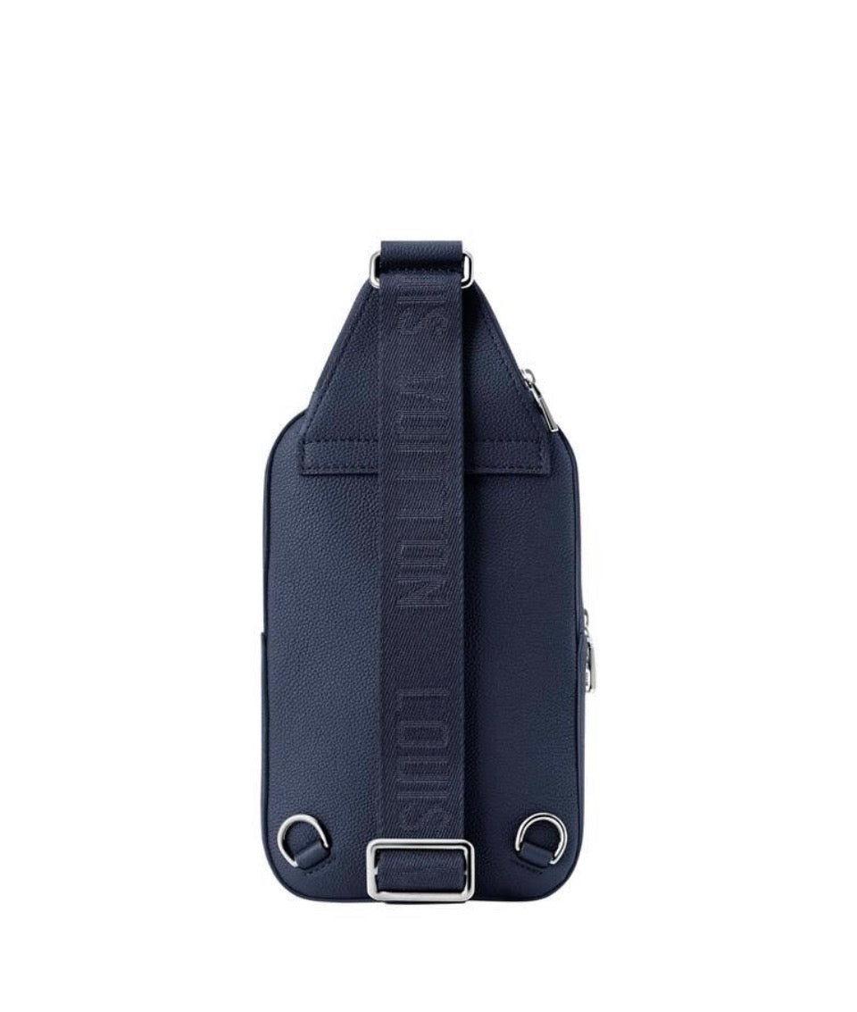 Louis Vuitton Avenue Slingbag PM Navy Blue Waxy Calfskin Leather