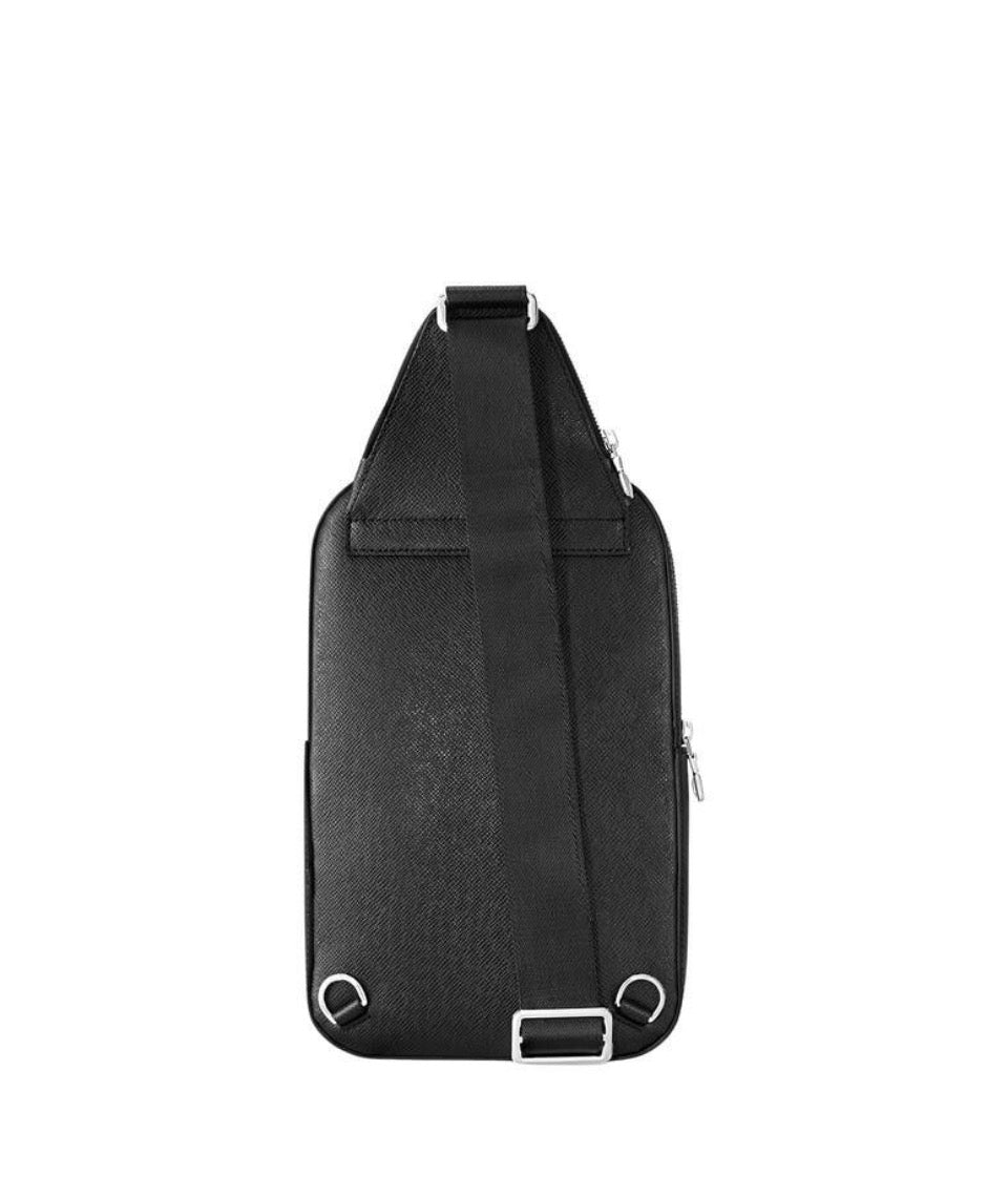 Louis Vuitton Avenue Slingbag Black Taiga Cowhide Leather
