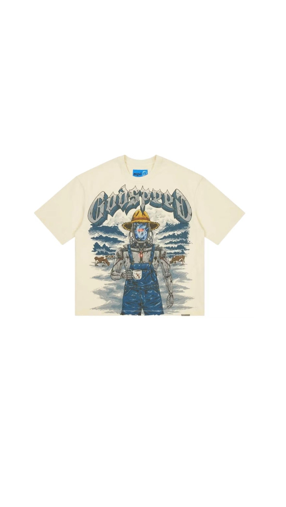 Godspeed Aura Farm II T-Shirt Bone