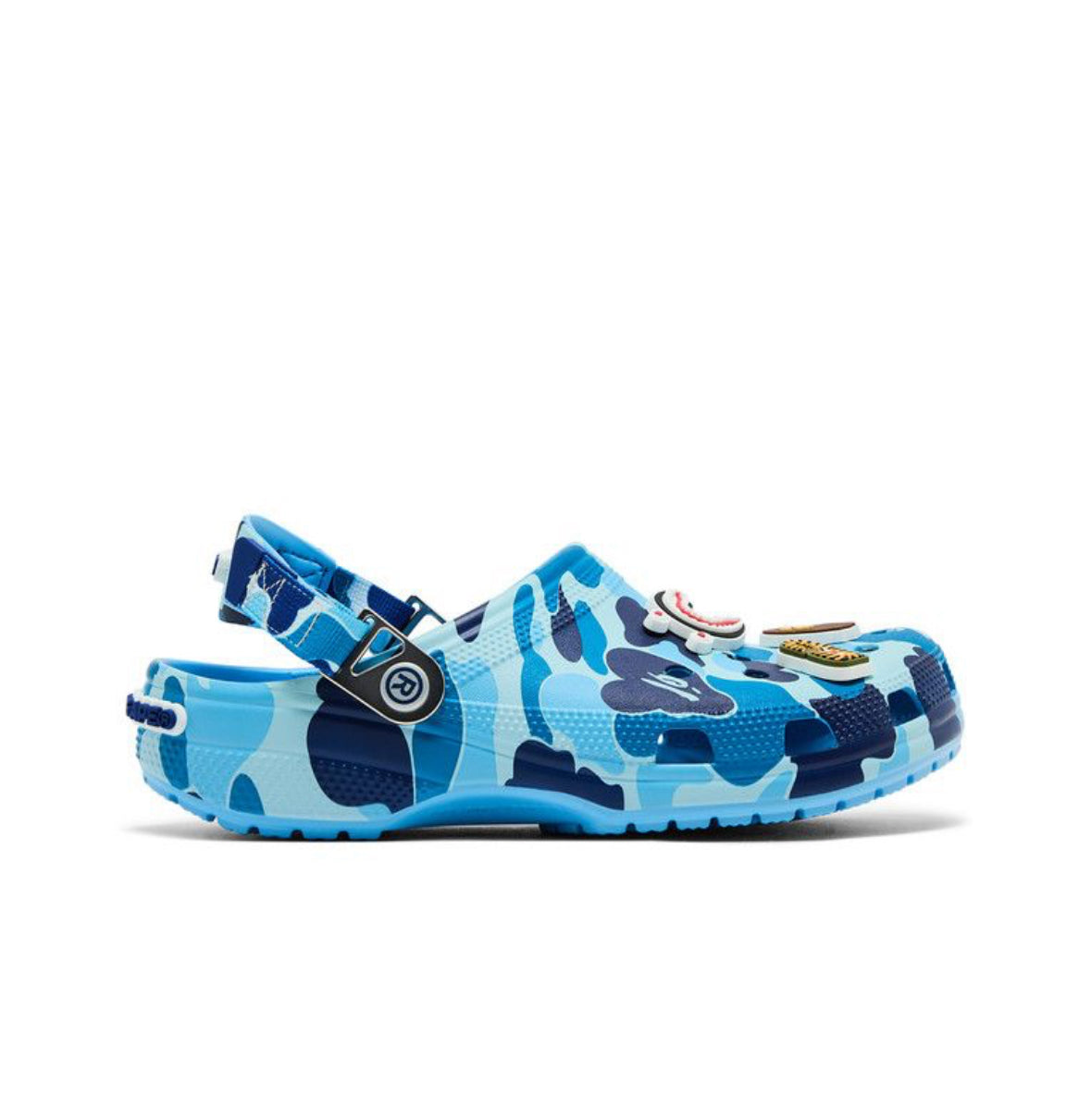 Bape x Classic Crocs Camo Blue