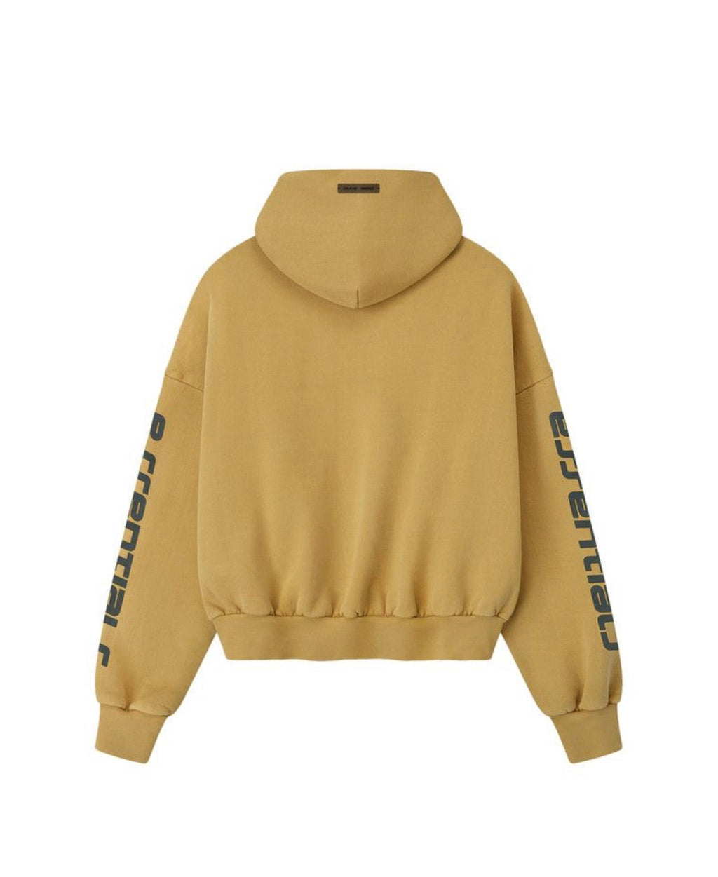 Fear For God Essentials Cropped Relaxed Hoodies Canyon