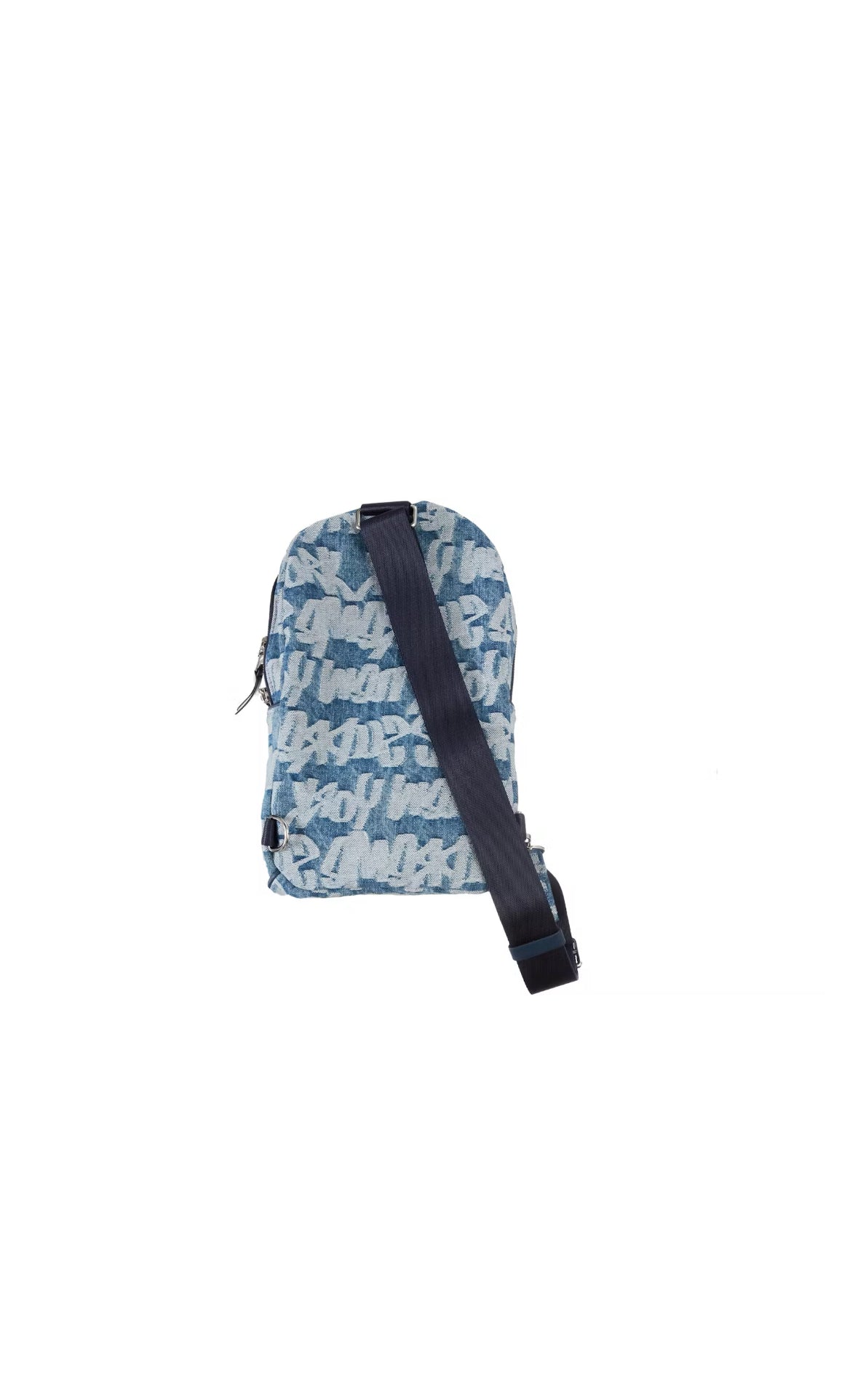 Supreme Fat Tip Jacquard Denim Sling Bag Blue