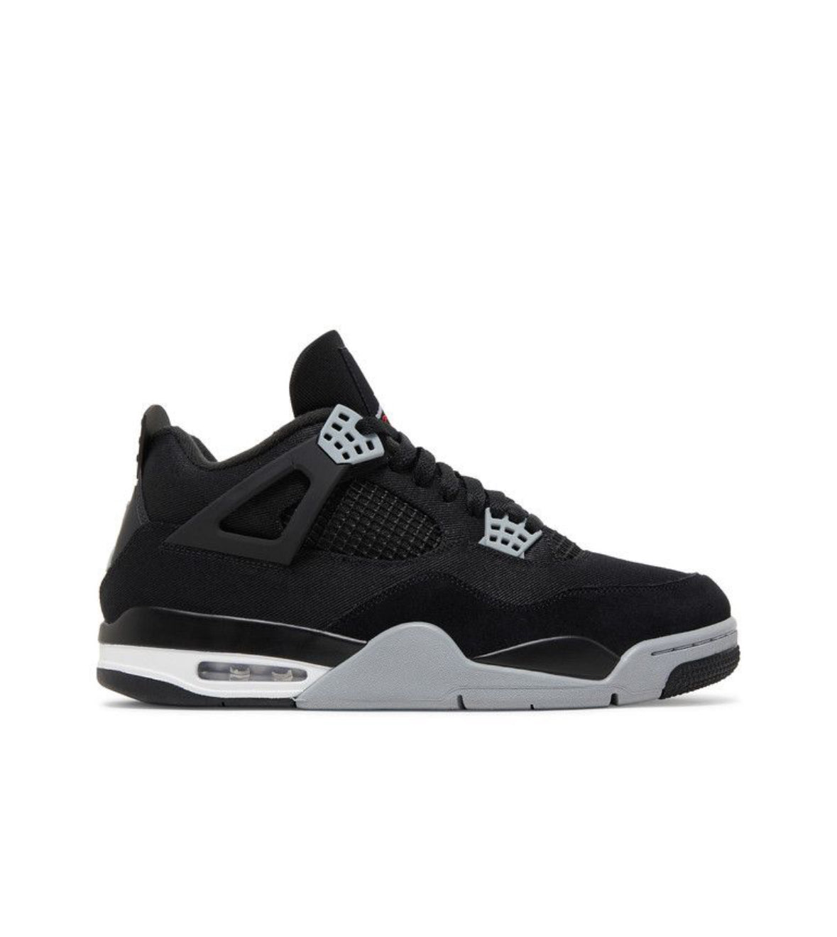 Retro 4 Black Canvas