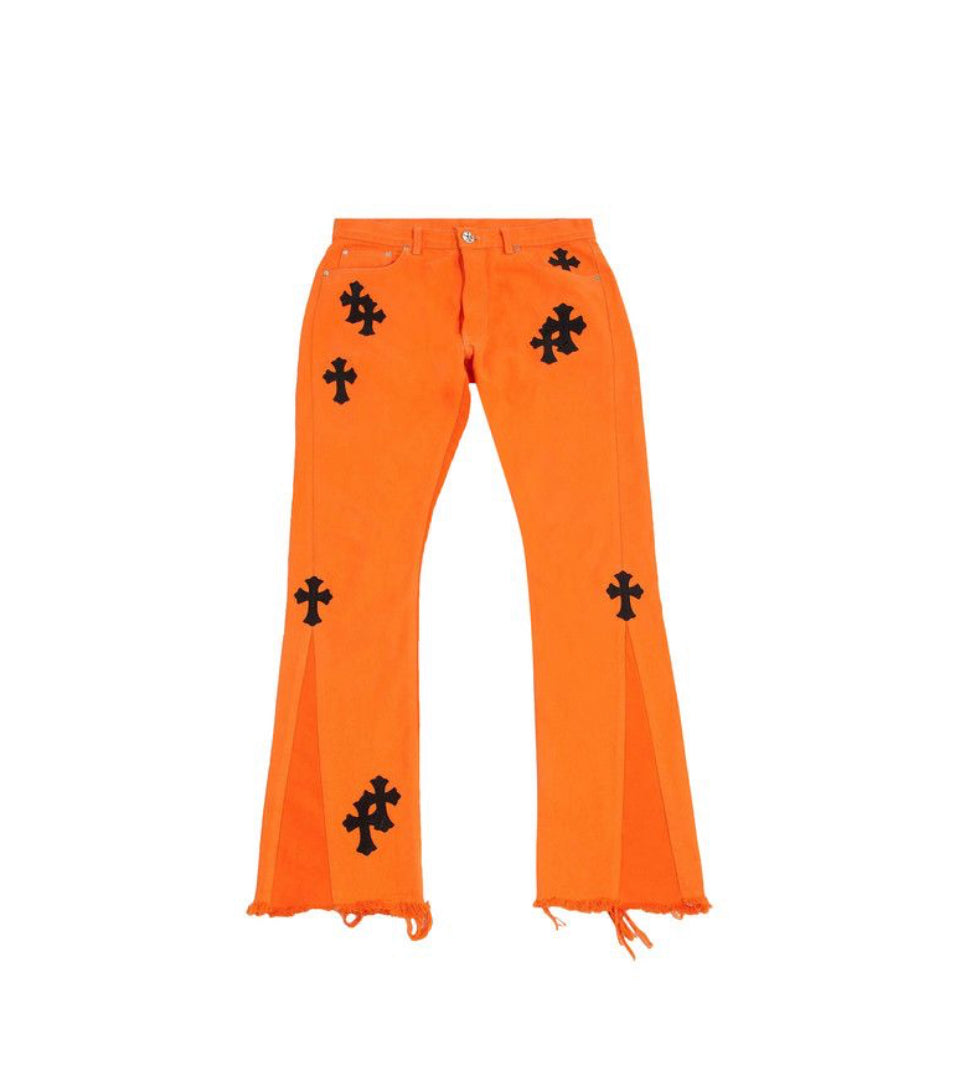 Chrome Hearts x Off-White Cross Demin Orange