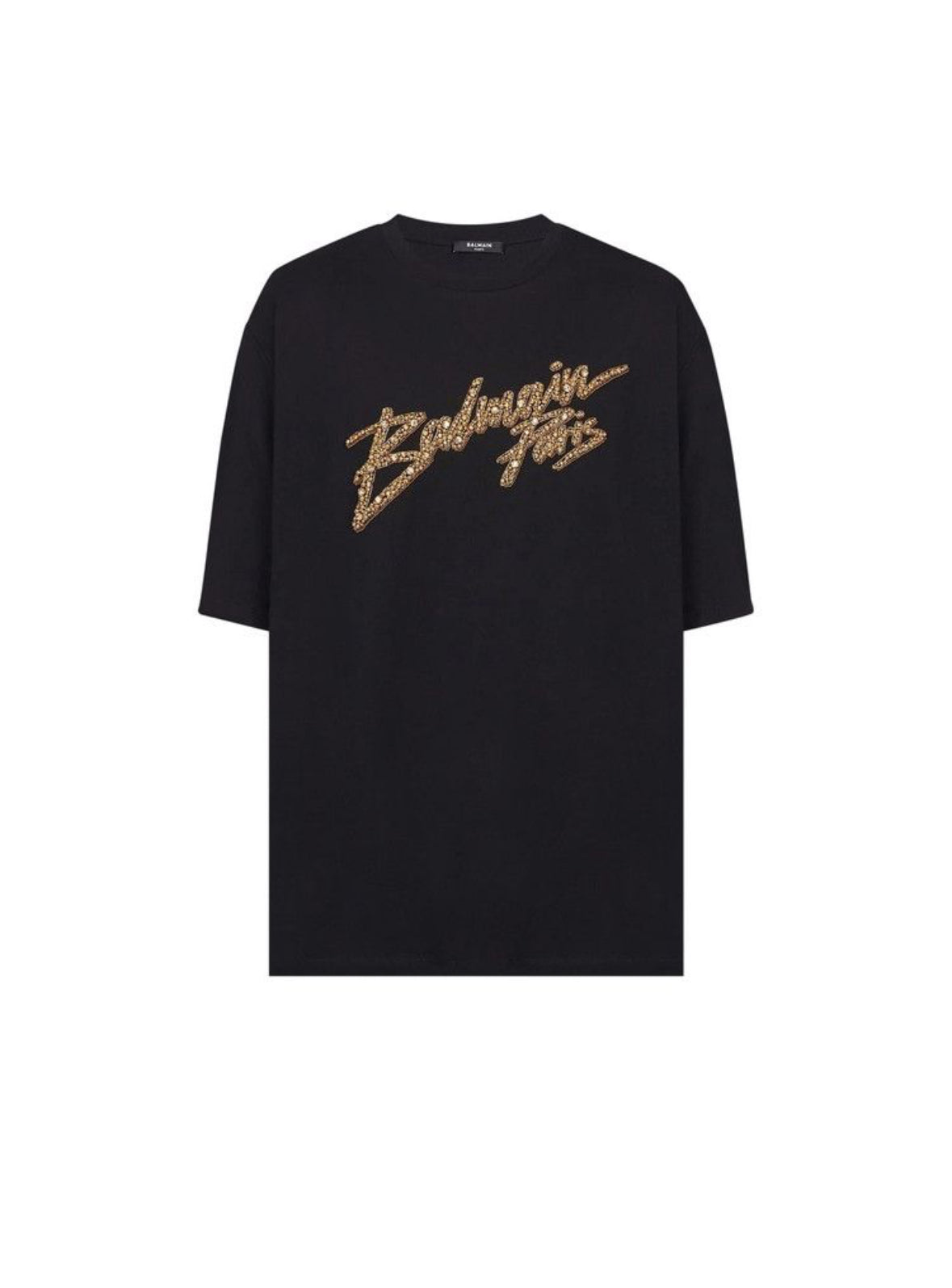 Balmain Signature T-Shirt Black/Gold