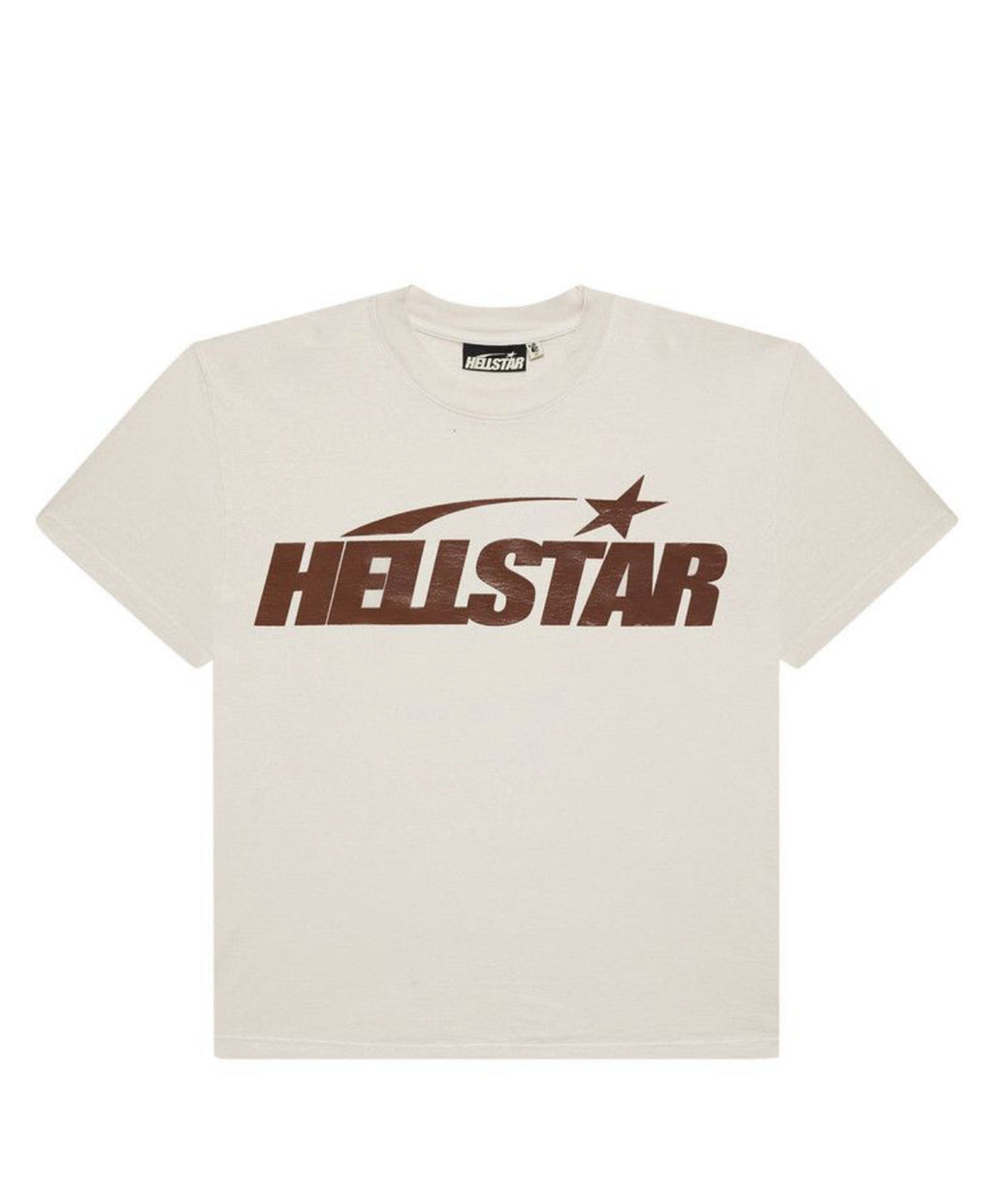 Hellstar Classic T-Shirt Gel Print White/Brown