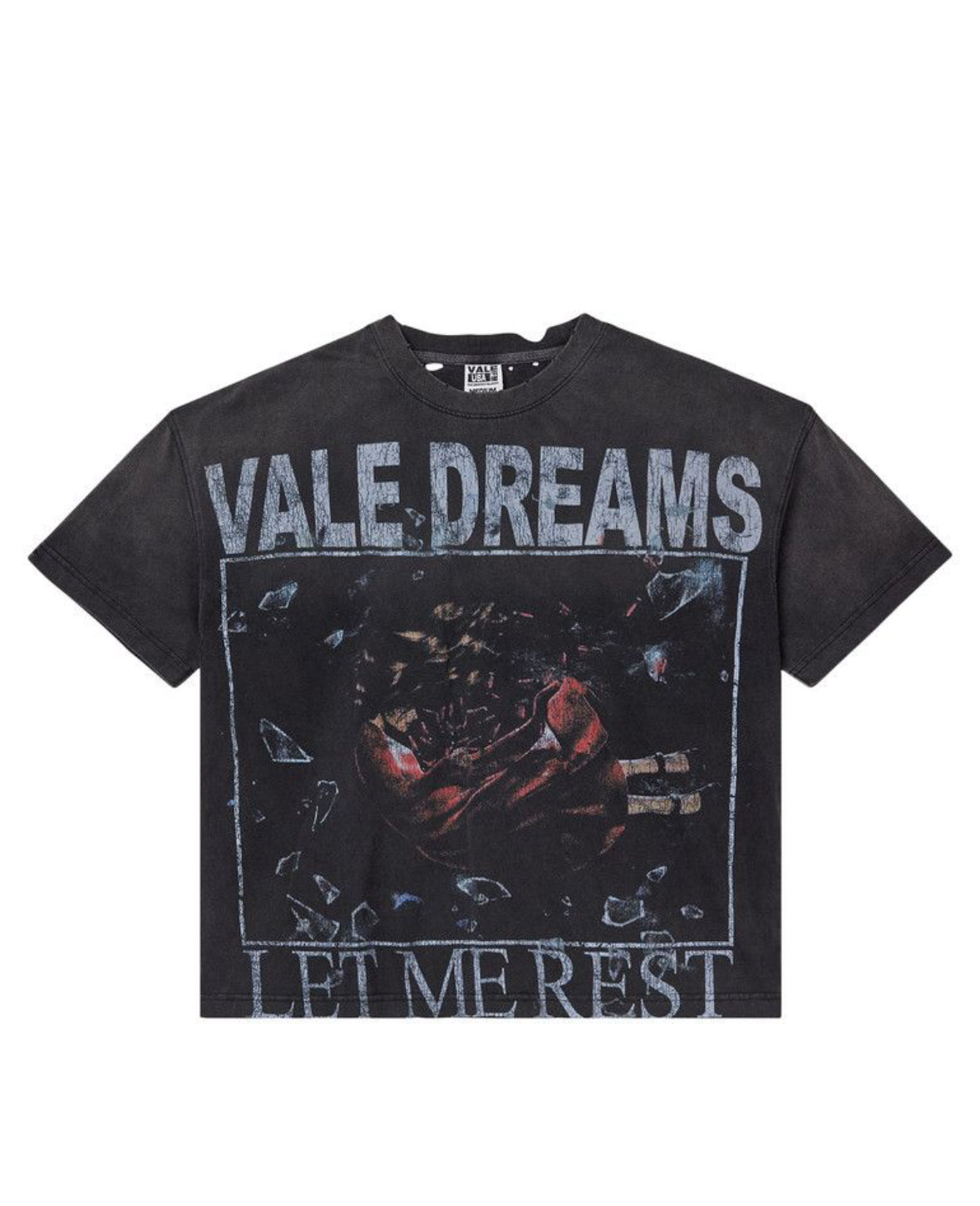 Vale Forever Red Dress Tee Black