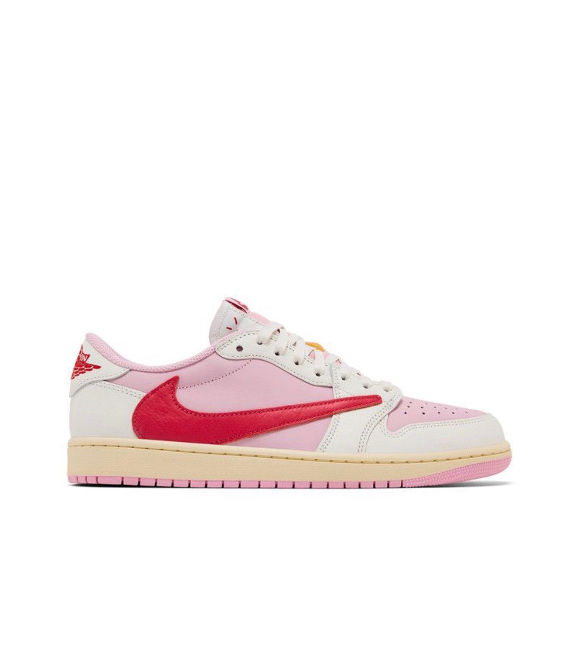 Travis Scott x Air Jordan 1 Retro Low Sail Tropical Pink