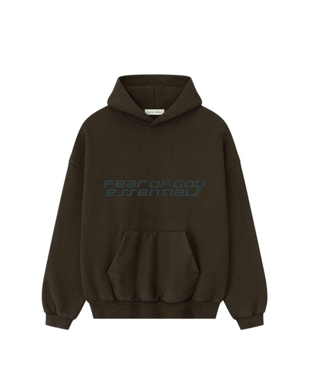 Fear For God Essentials Heavy Fleece 90s Hoodie Brown