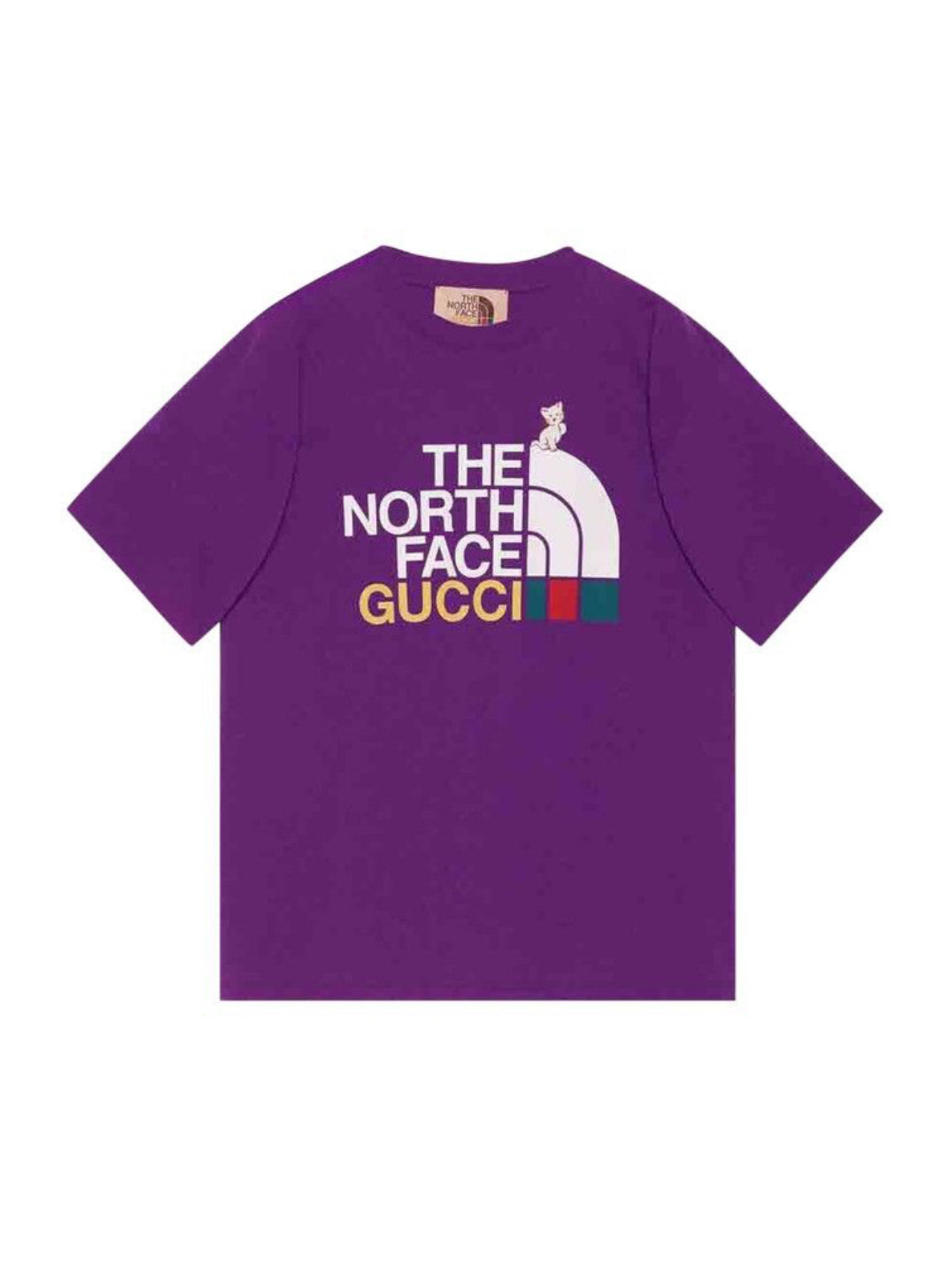Gucci x The North Face T-Shirt Purple