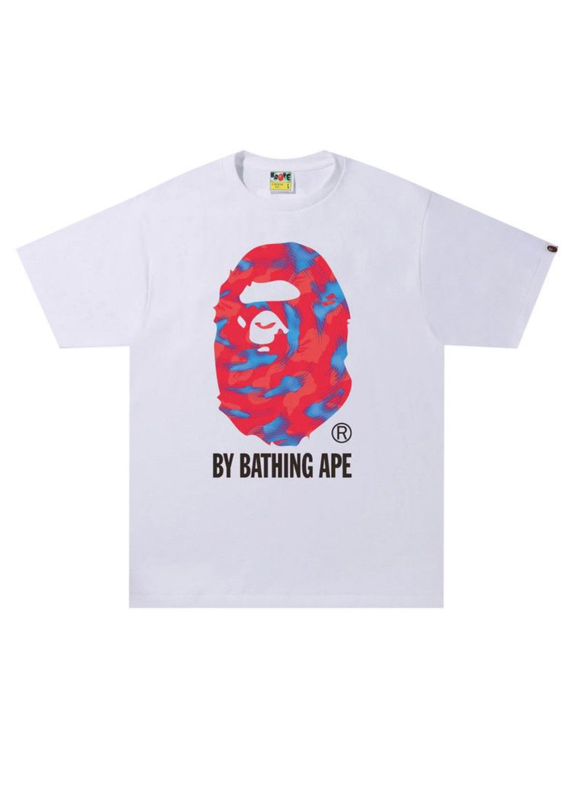 Bape Stroke Camo T-Shirt White/Red