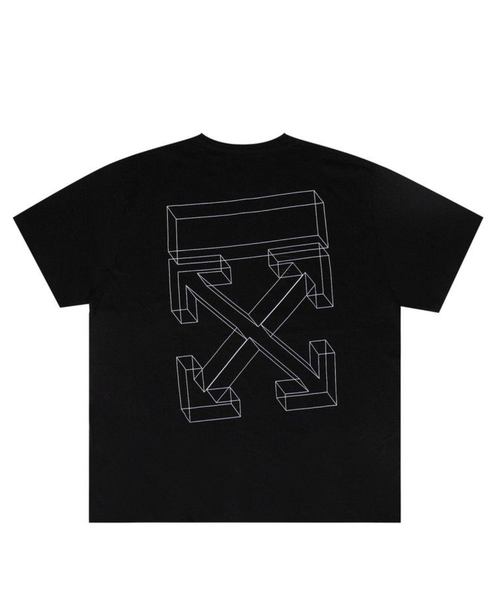 Off-White 3D Logo Oversized T-Shirt Black