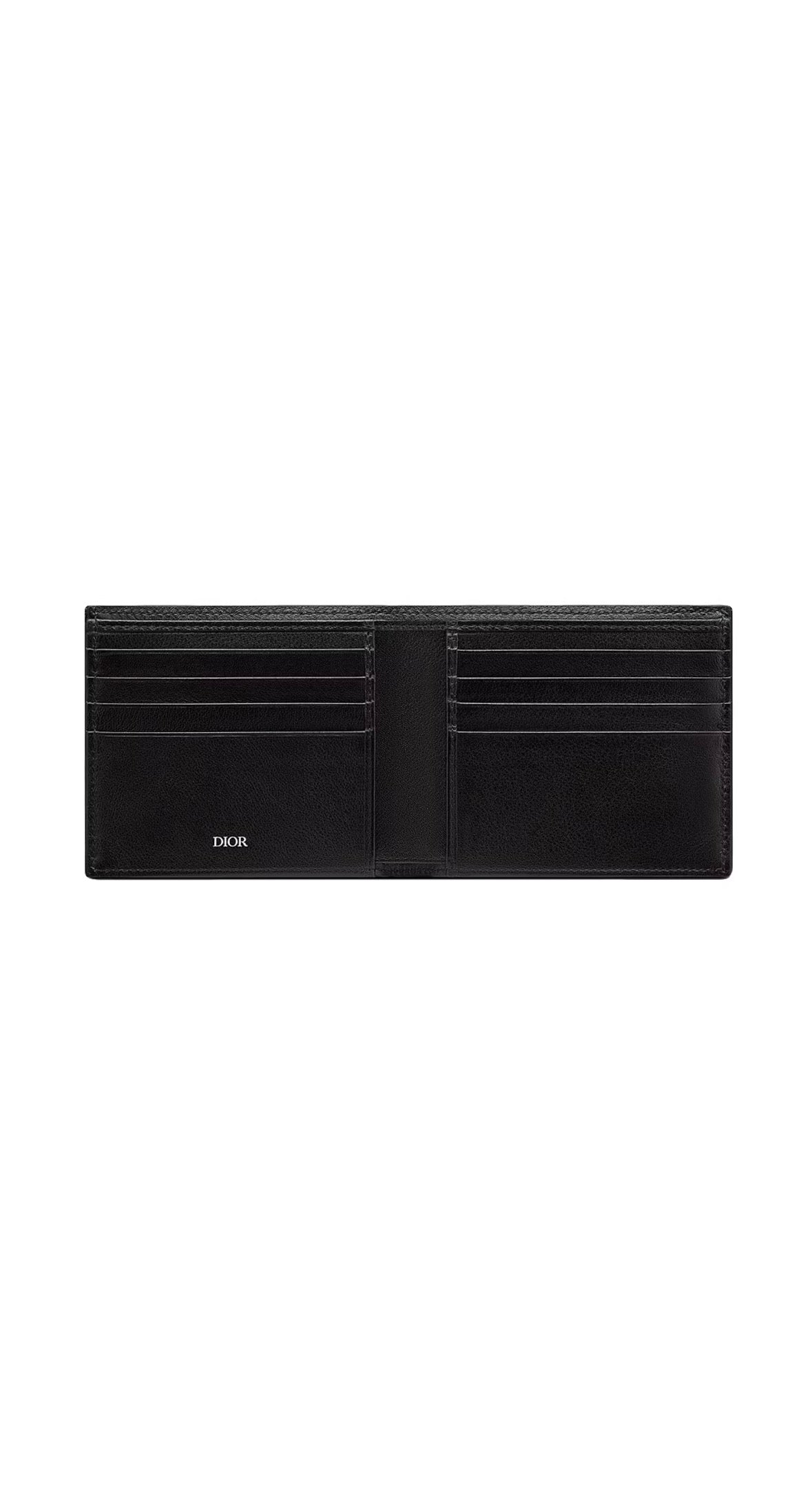 Black DIOR Wallet Oblique Jacquard