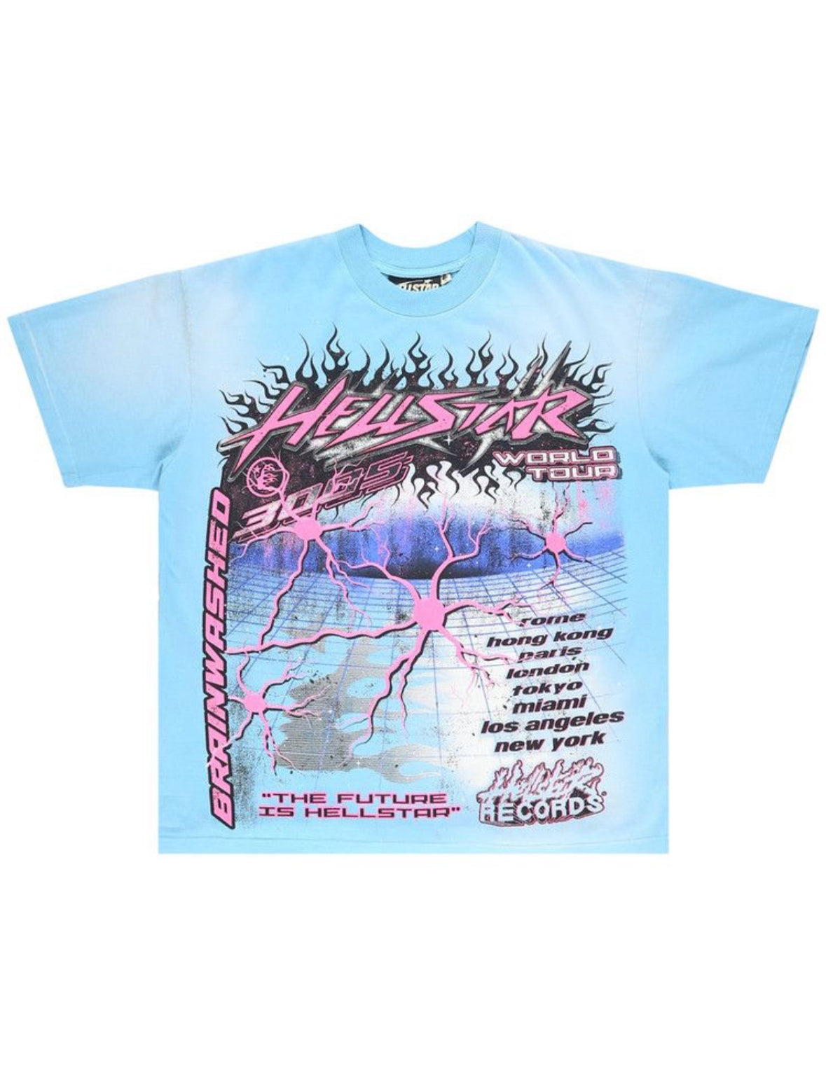 Hellstar Neuron T-Shirt Light Blue