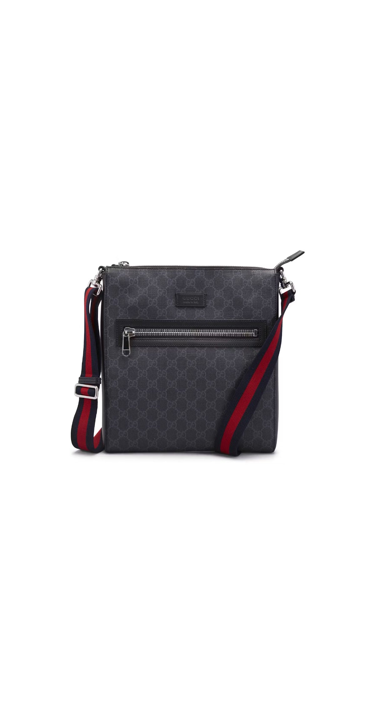 Gucci Messenger GG Supreme Black and Grey