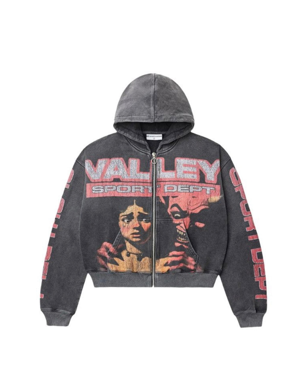 Vale Forever Devils Advocated Zip Up Hoodie Black/Red