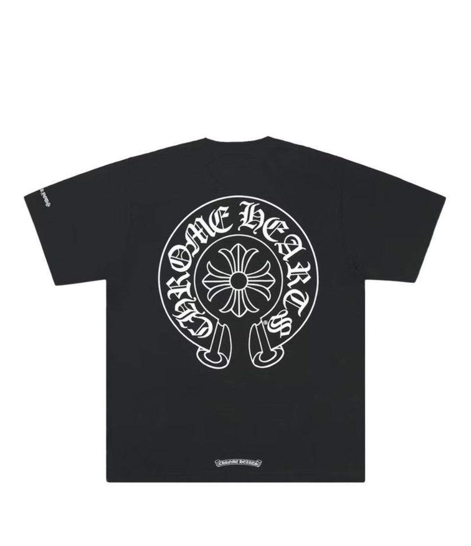 Chrome Hearts Horseshoe Logo Pocket T-Shirt Black